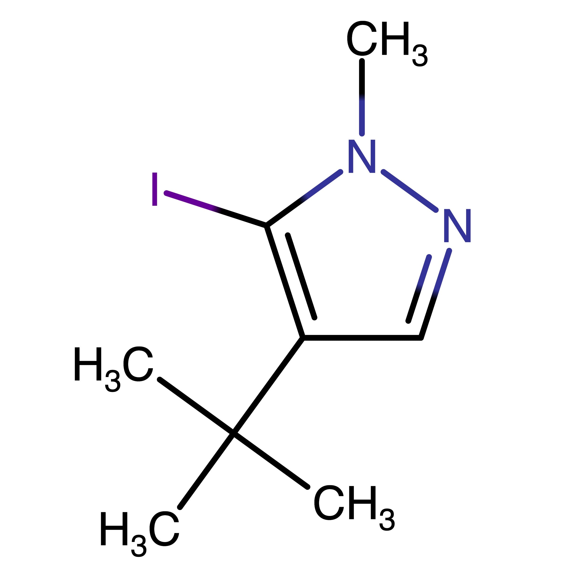 CAS 2750602-33-4 | 4-(tert-Butyl)-5-iodo-1-methyl-1H-pyrazole