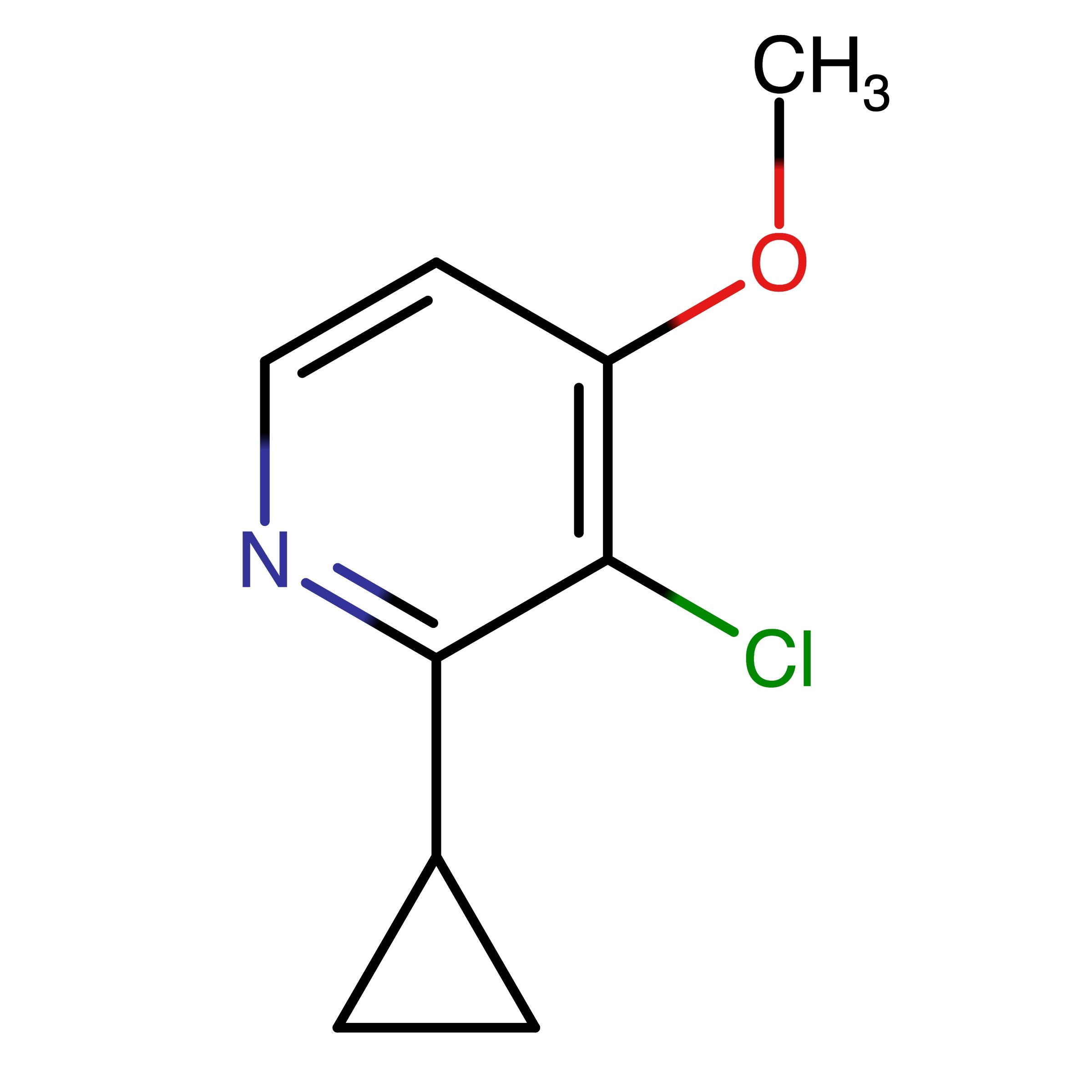 CAS 2750602-44-7 | 3-Chloro-2-cyclopropyl-4-methoxypyridine