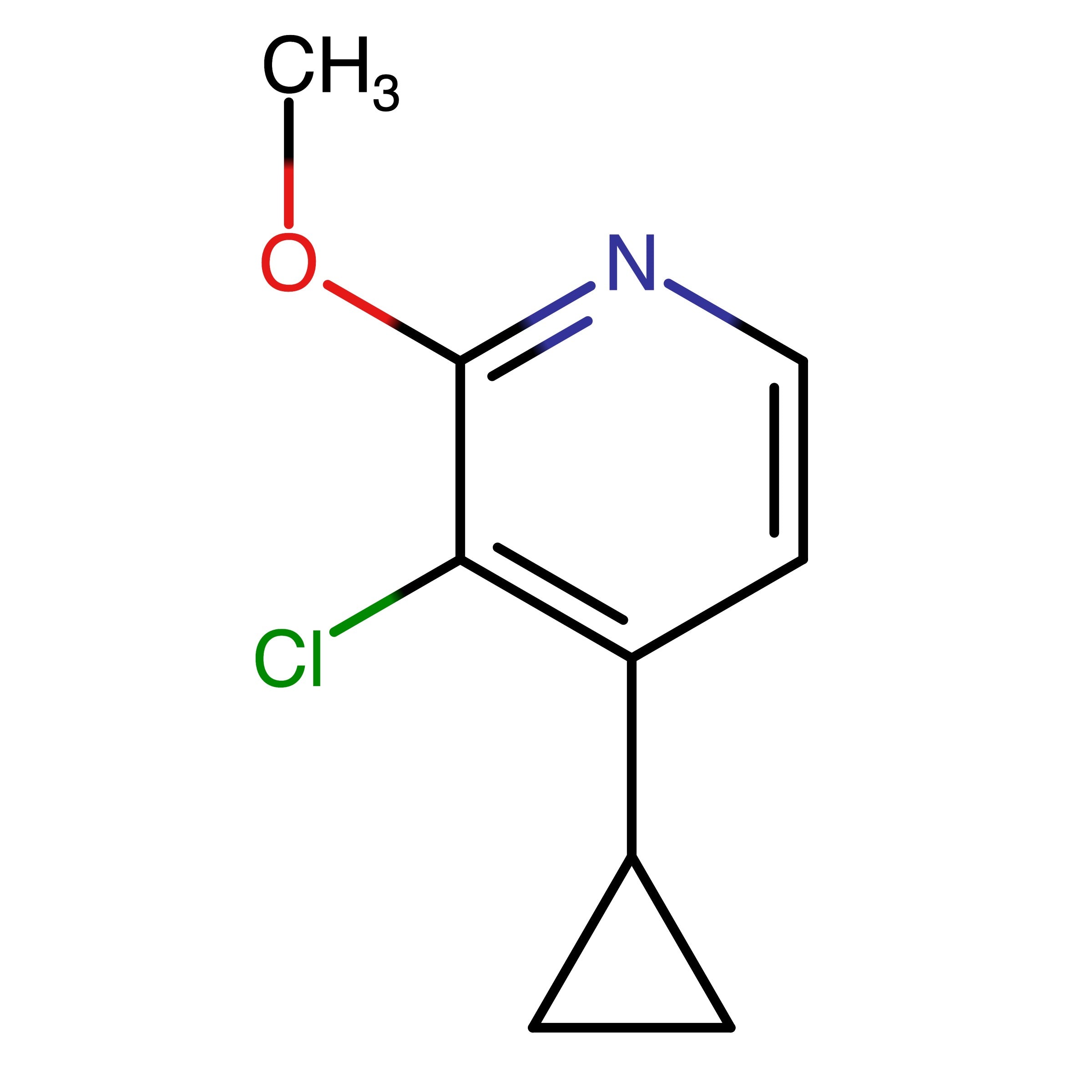 CAS 2750602-45-8 | 3-Chloro-4-cyclopropyl-2-methoxypyridine