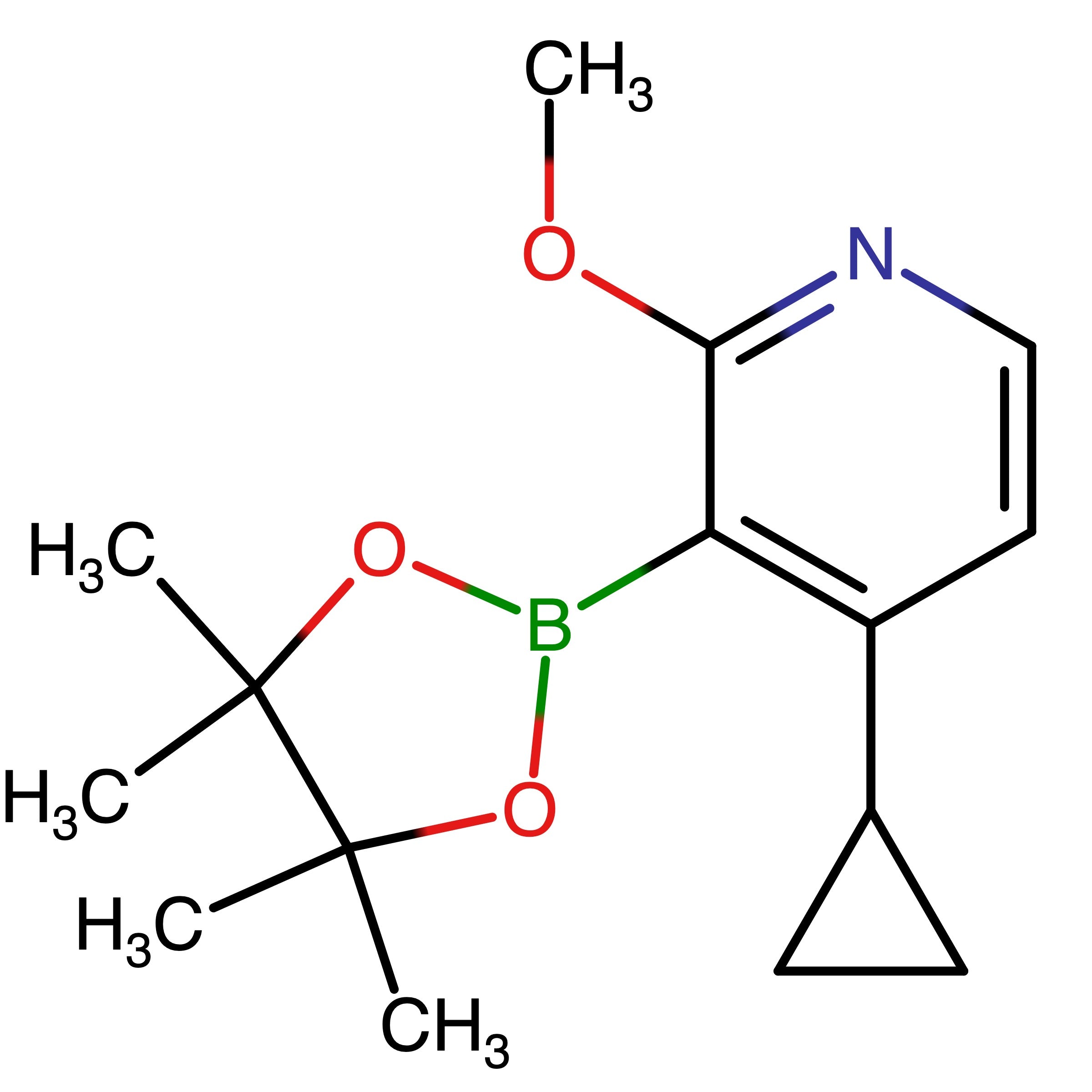 CAS 2750602-46-9 | 4-Cyclopropyl-2-methoxy-3-(4,4,5,5-tetramethyl-1,3,2-dioxaborolan-2-yl)pyridine