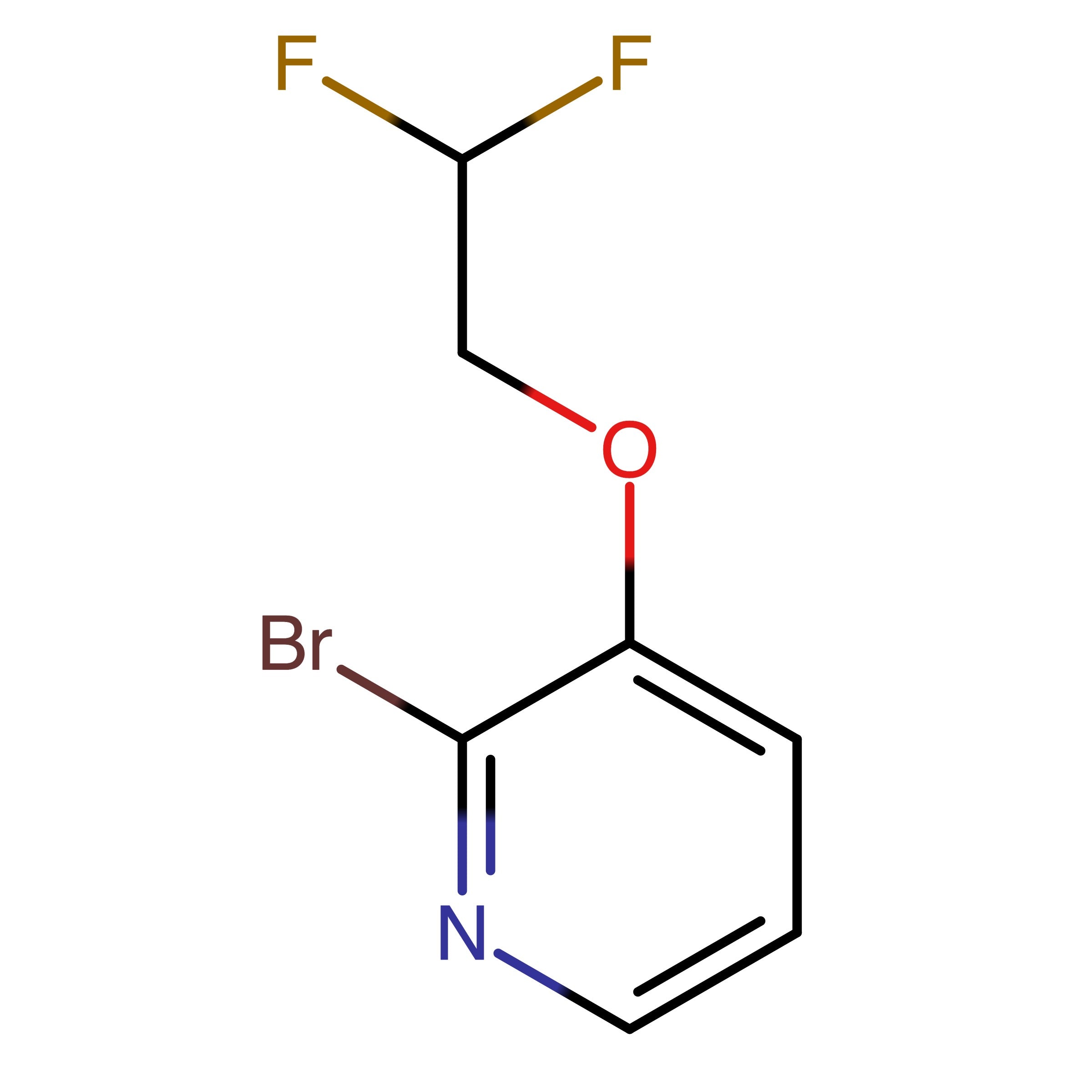 CAS 1484400-67-0 | 2-Bromo-3-(2,2-difluoroethoxy)pyridine | MFCD21138293