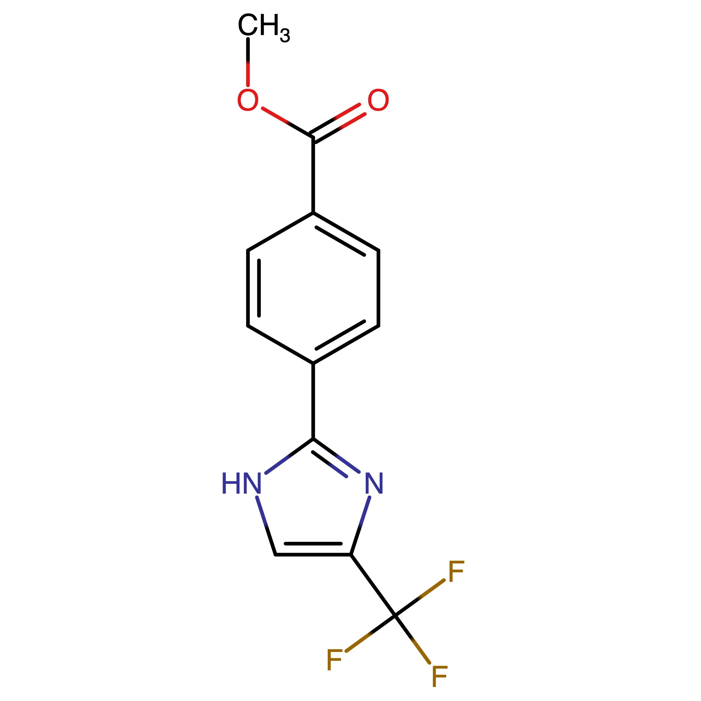 CAS 2106447-92-9 | Methyl 4-(4-(trifluoromethyl)-1H-imidazol-2-yl)benzoate