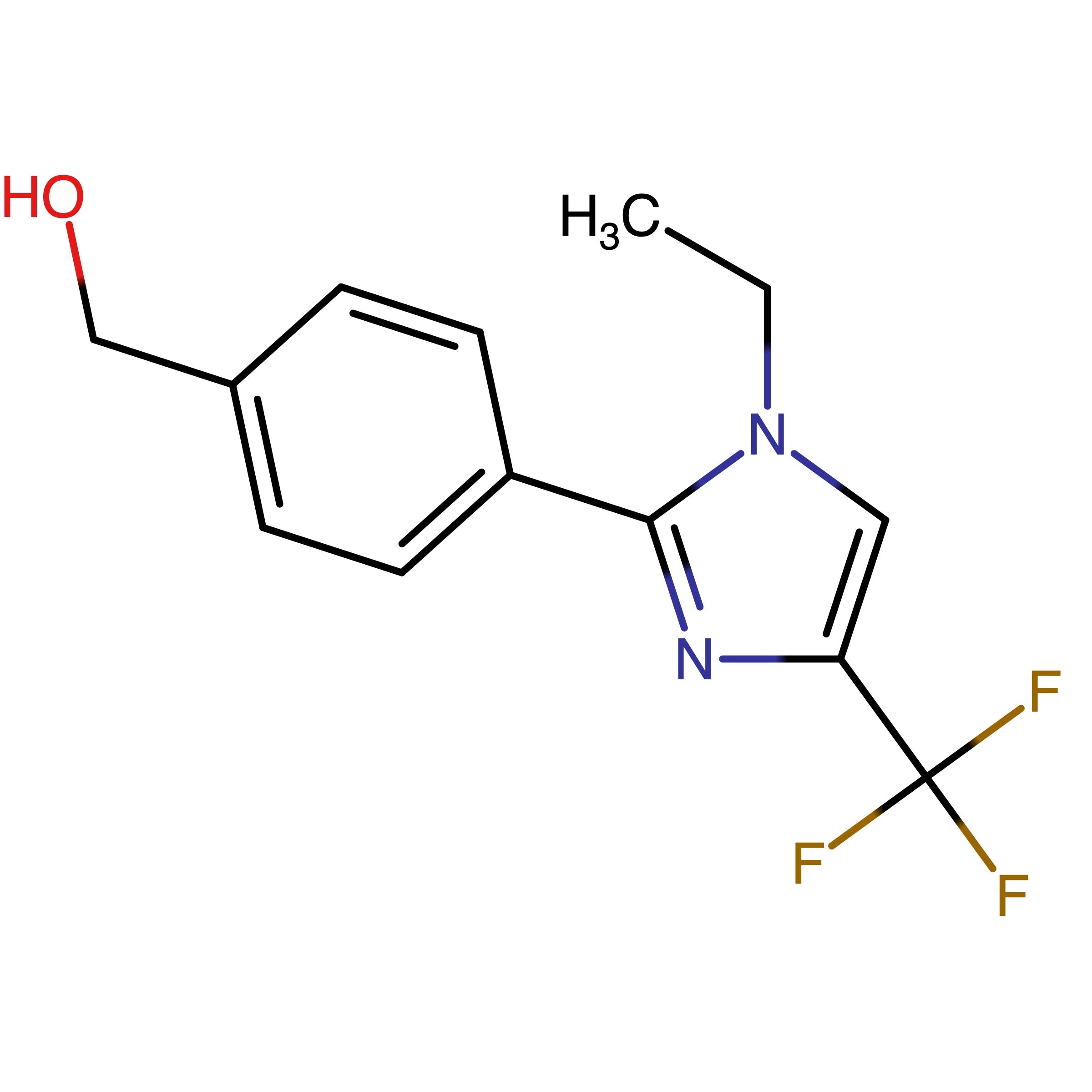 CAS 2446484-55-3 | (4-(1-Ethyl-4-(trifluoromethyl)-1H-imidazol-2-yl)phenyl)methanol