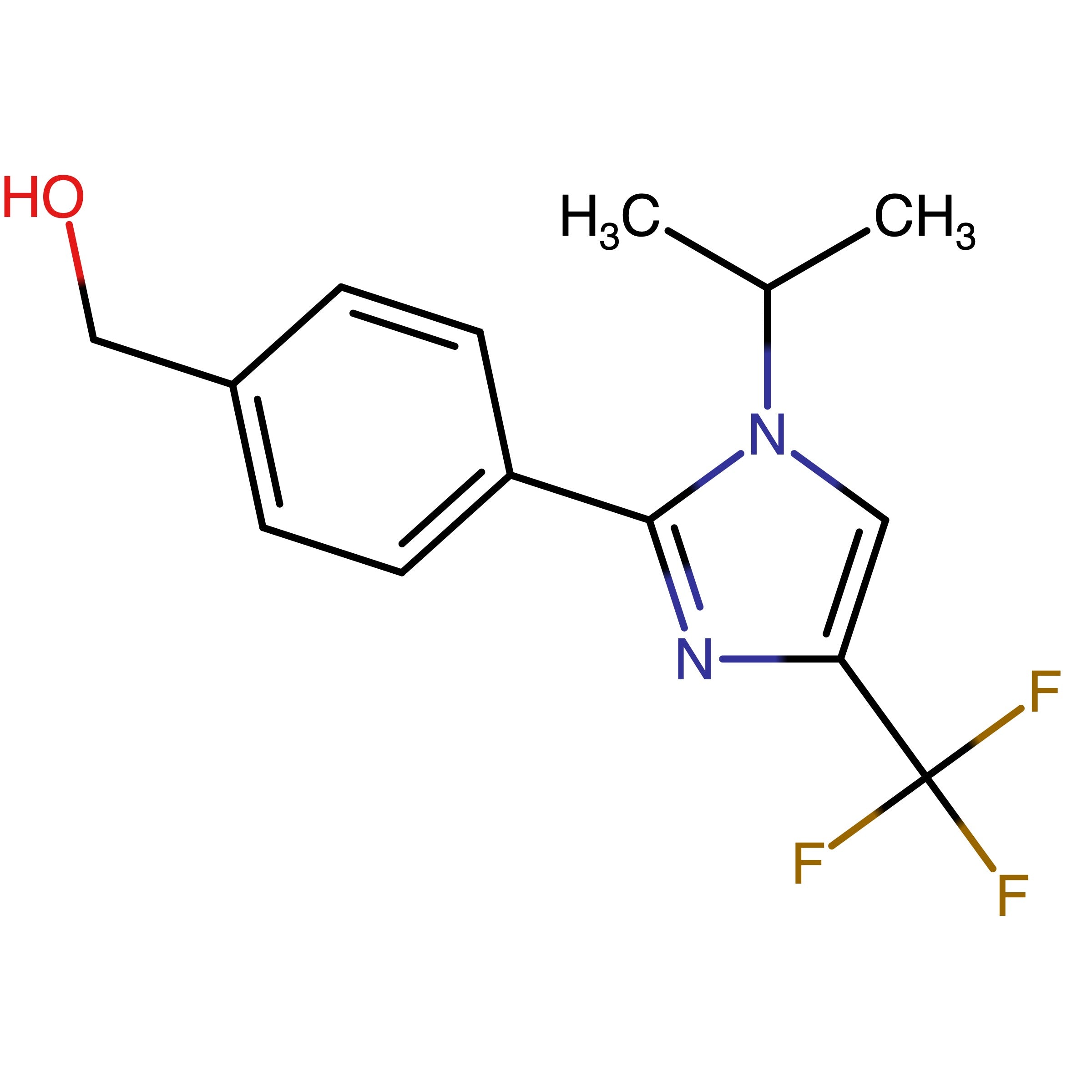 CAS 2446484-53-1 | (4-(1-Isopropyl-4-(trifluoromethyl)-1H-imidazol-2-yl)phenyl)methanol