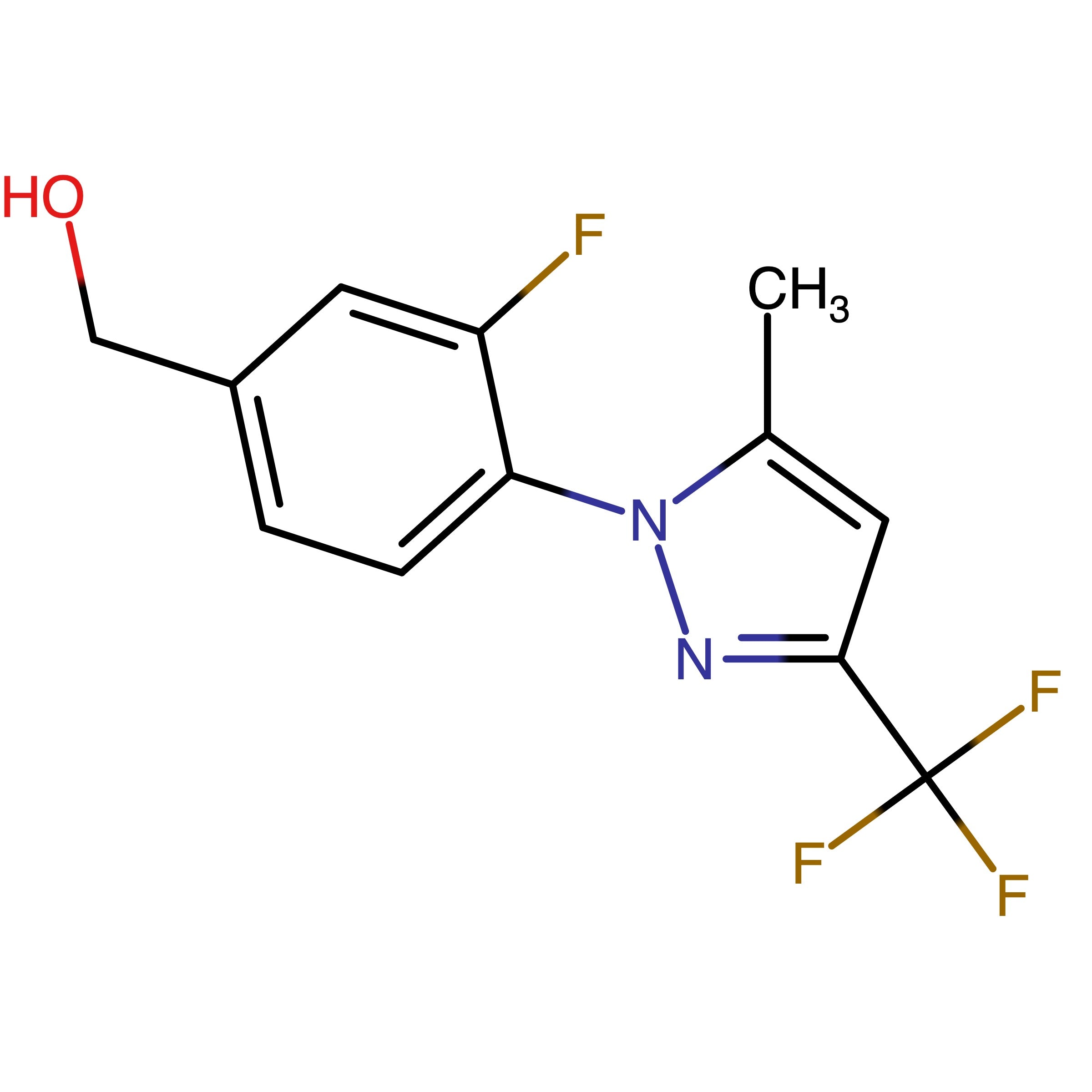 CAS 2750602-68-5 | (3-Fluoro-4-(5-methyl-3-(trifluoromethyl)-1H-pyrazol-1-yl)phenyl)methanol