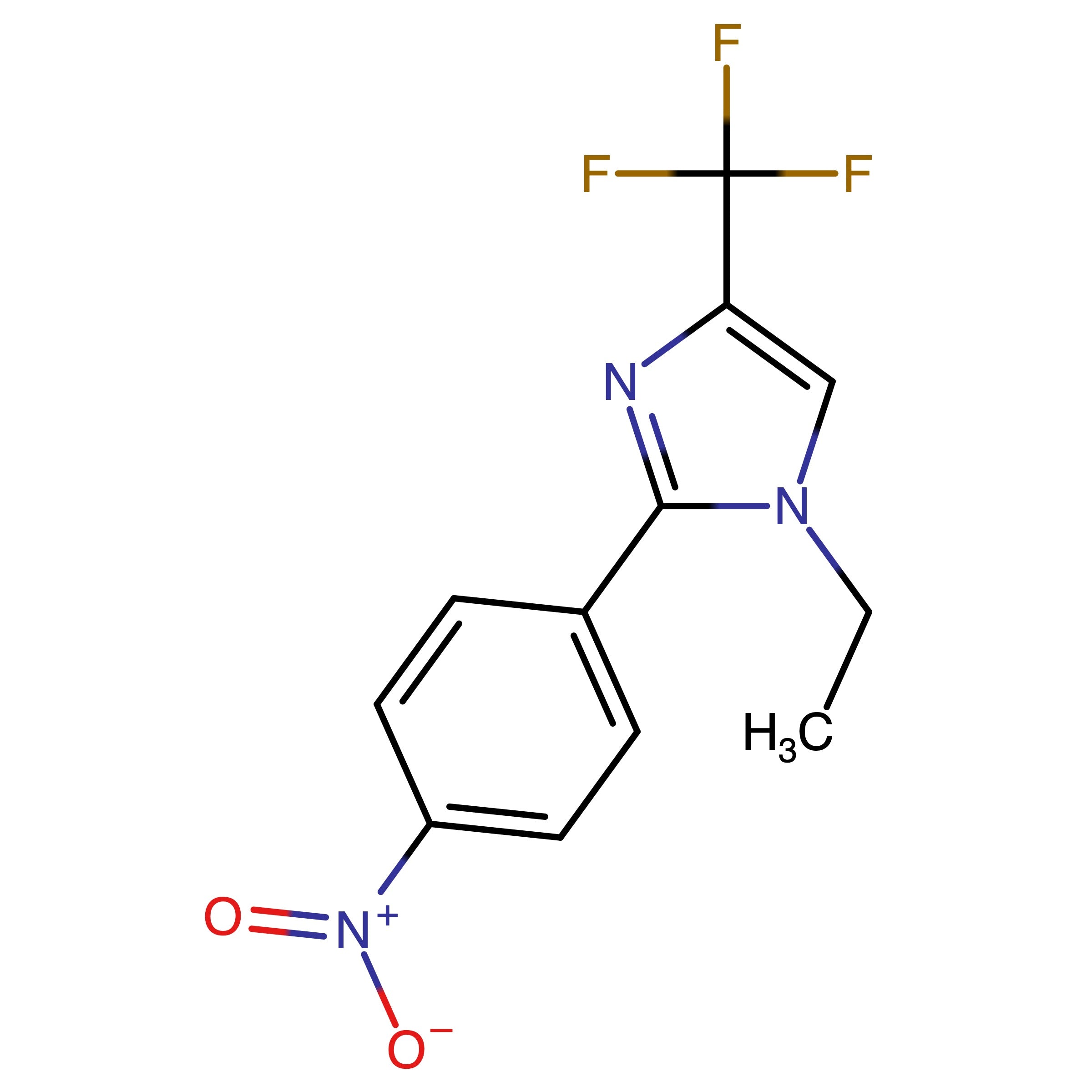 CAS 2750602-84-5 | 1-Ethyl-2-(4-nitrophenyl)-4-(trifluoromethyl)-1H-imidazole