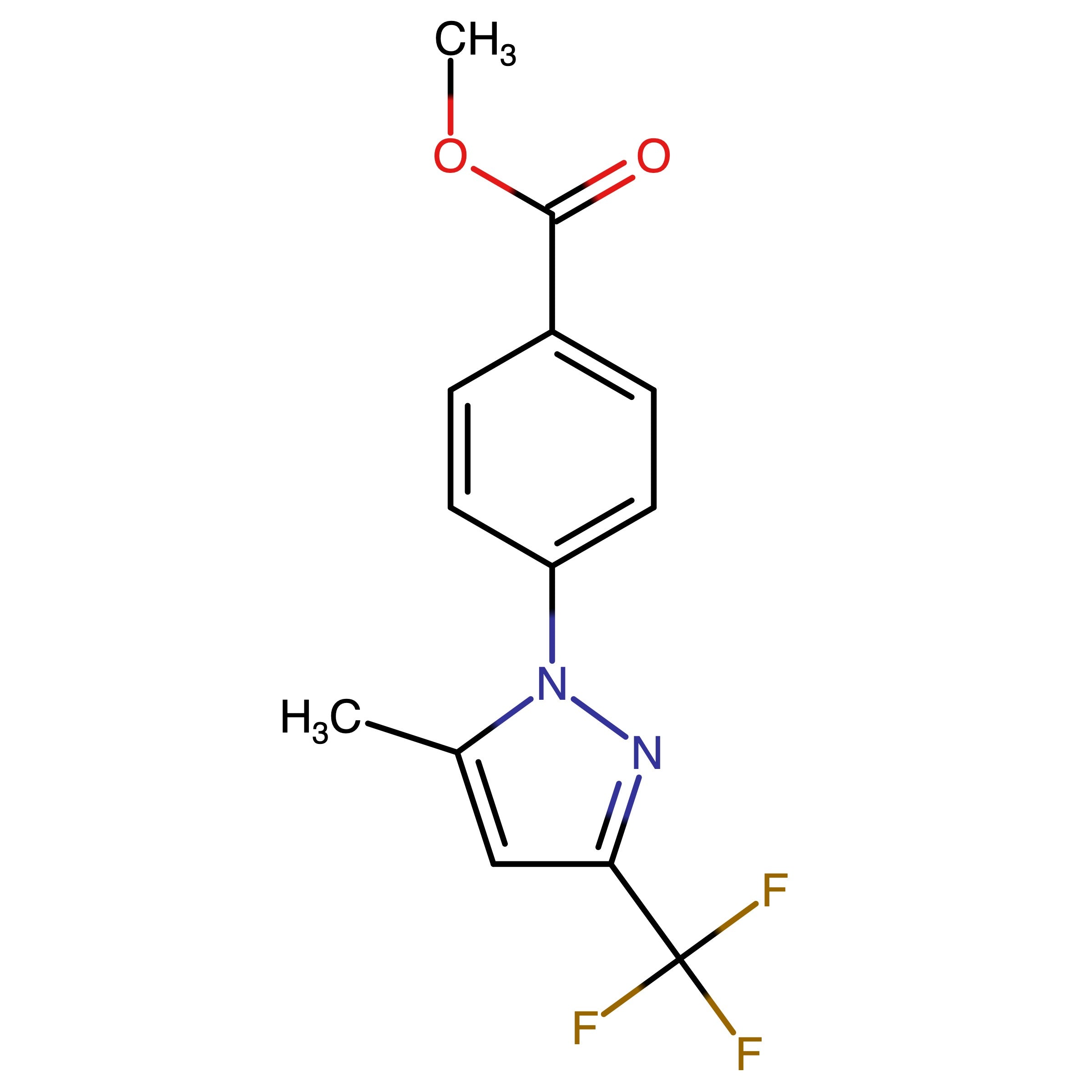CAS 2446482-17-1 | Methyl 4-(5-methyl-3-(trifluoromethyl)-1H-pyrazol-1-yl)benzoate