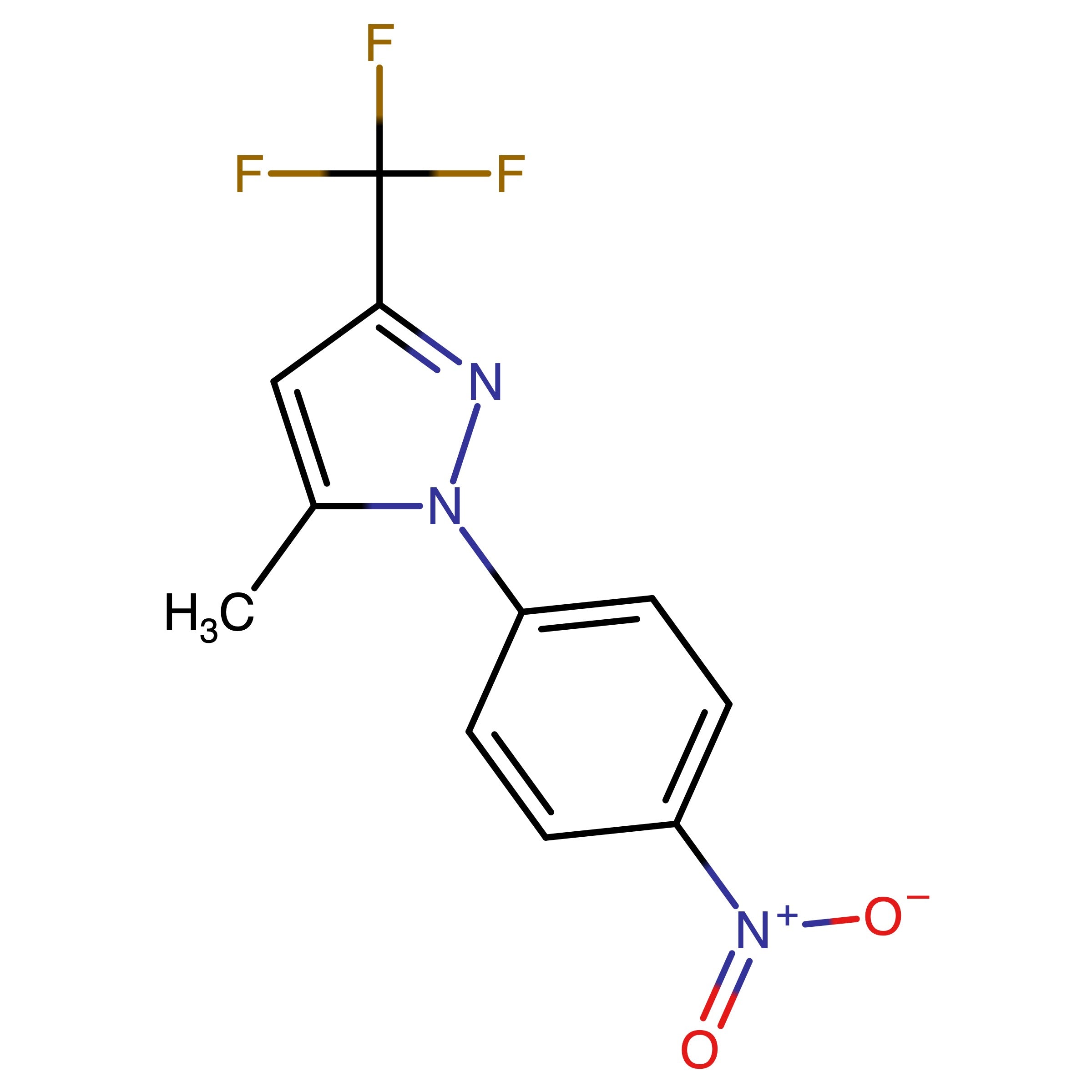 CAS 374814-09-2 | 5-Methyl-1-(4-nitrophenyl)-3-(trifluoromethyl)-1H-pyrazole | MFCD08558183