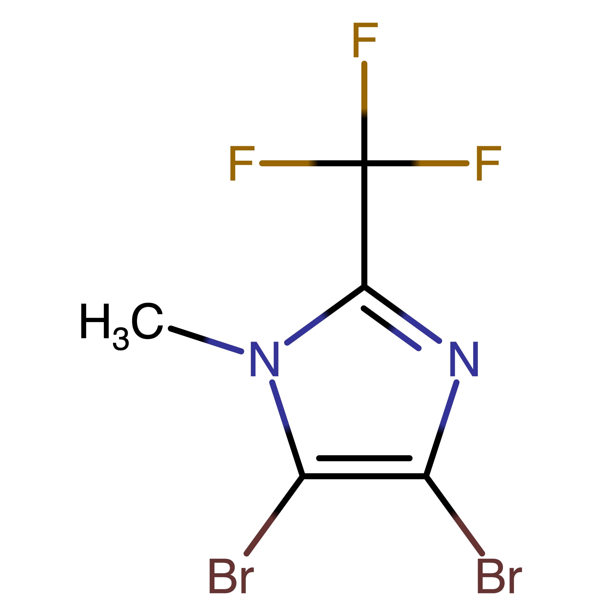CAS 2750603-20-2 | 4,5-Dibromo-1-methyl-2-(trifluoromethyl)-1H-imidazole