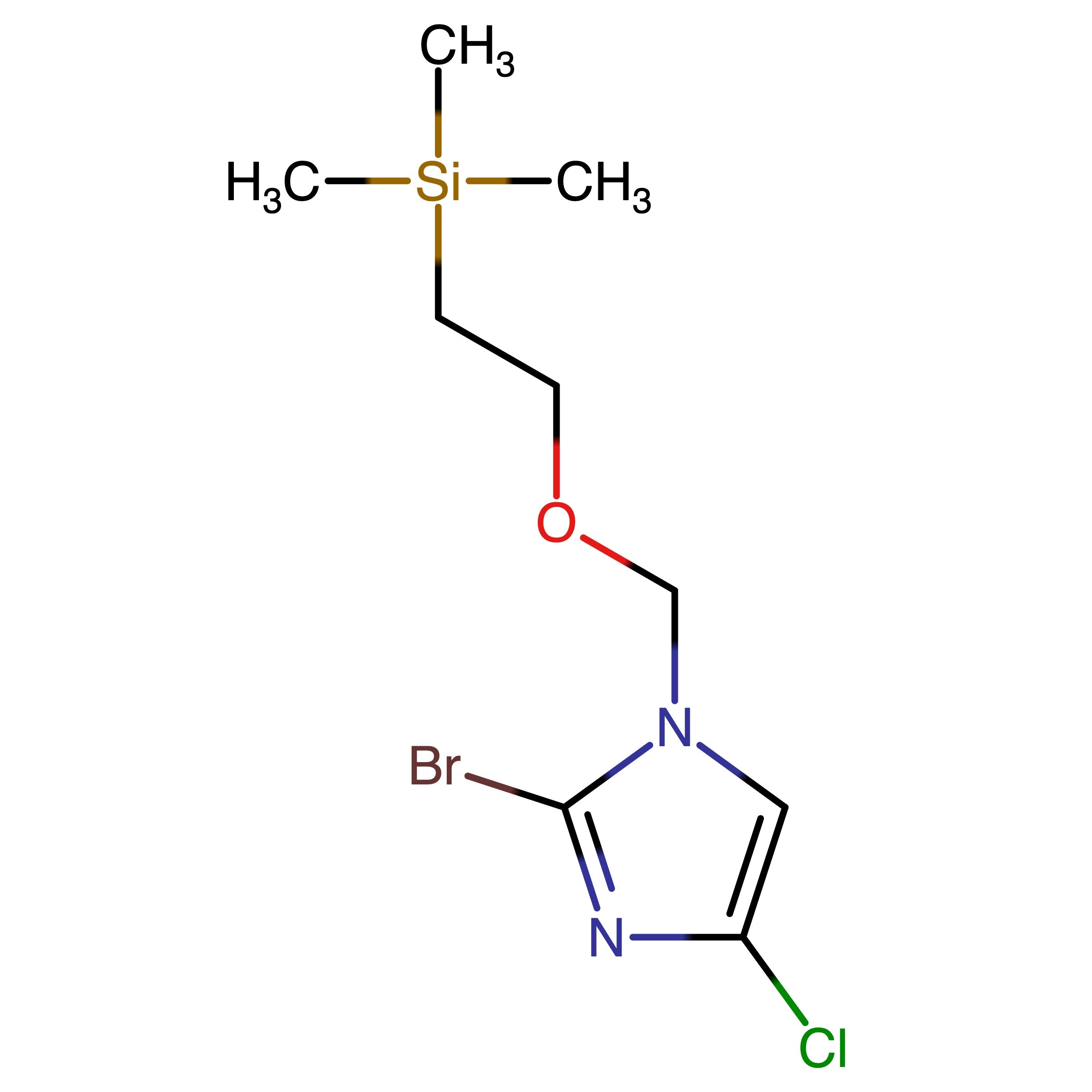 CAS 2200238-98-6 | 2-Bromo-4-chloro-1-((2-(trimethylsilyl)ethoxy)methyl)-1H-imidazole | MFCD31693032