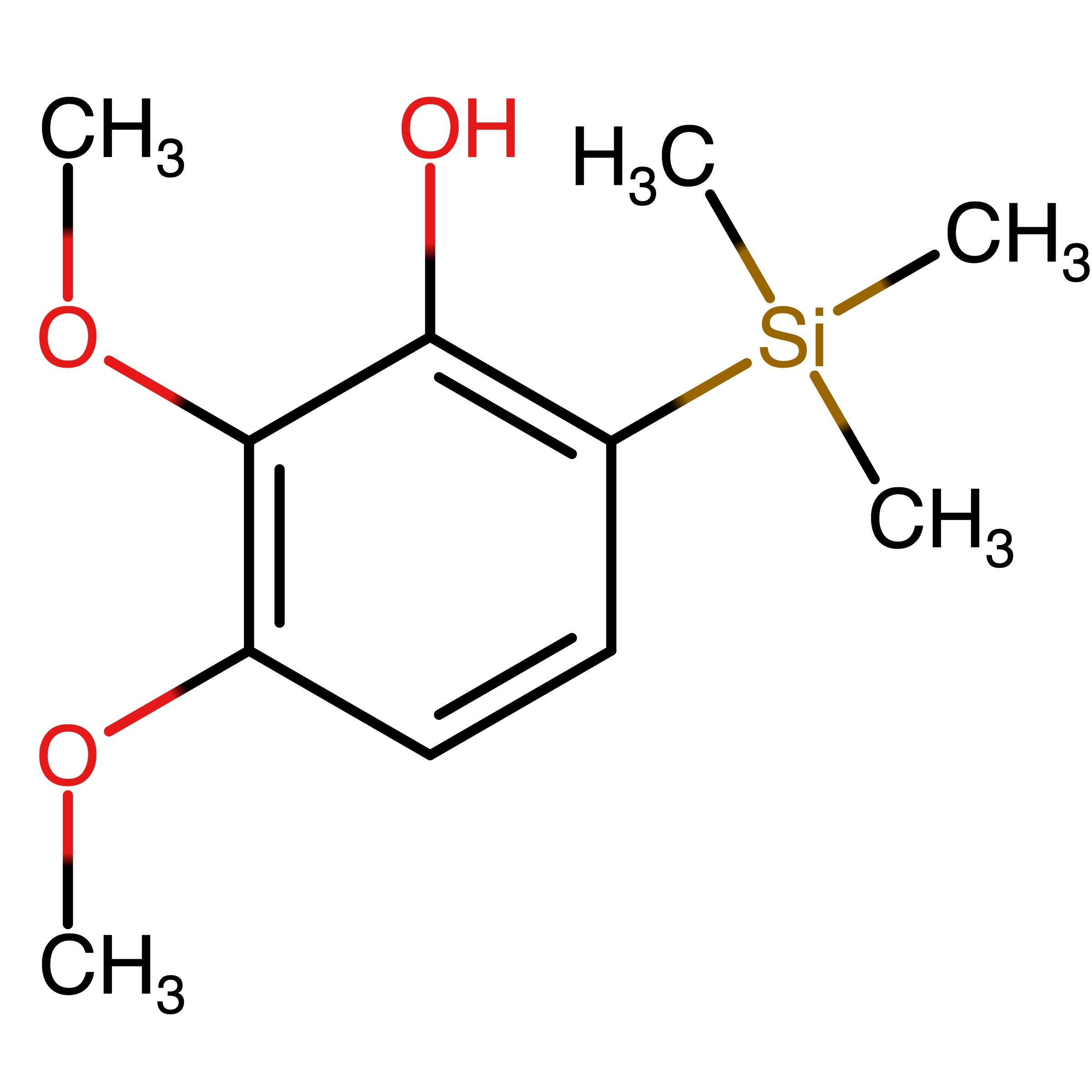 CAS 2896227-94-2 | 2,3-Dimethoxy-6-(trimethylsilyl)phenol