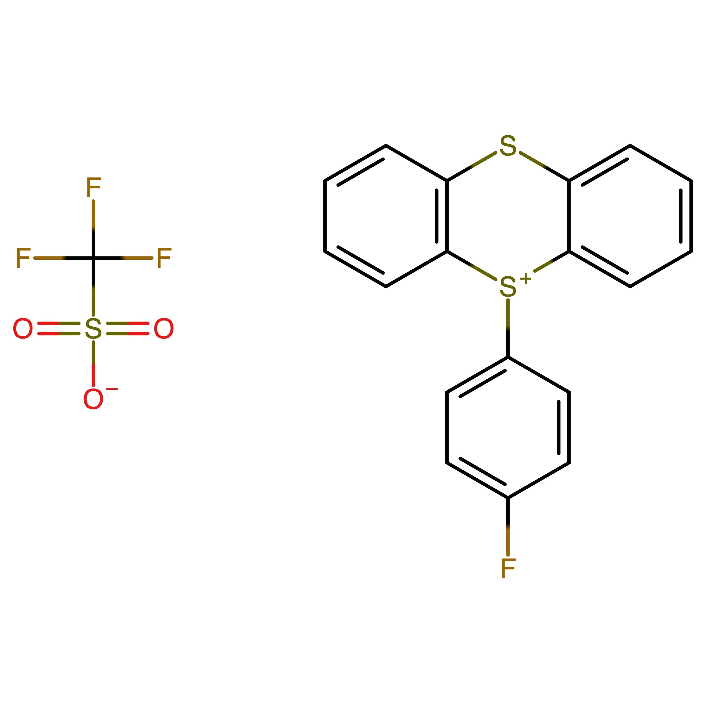CAS 2410163-50-5 | 5-(4-Fluorophenyl)-5H-thianthren-5-ium trifluoromethanesulfonate