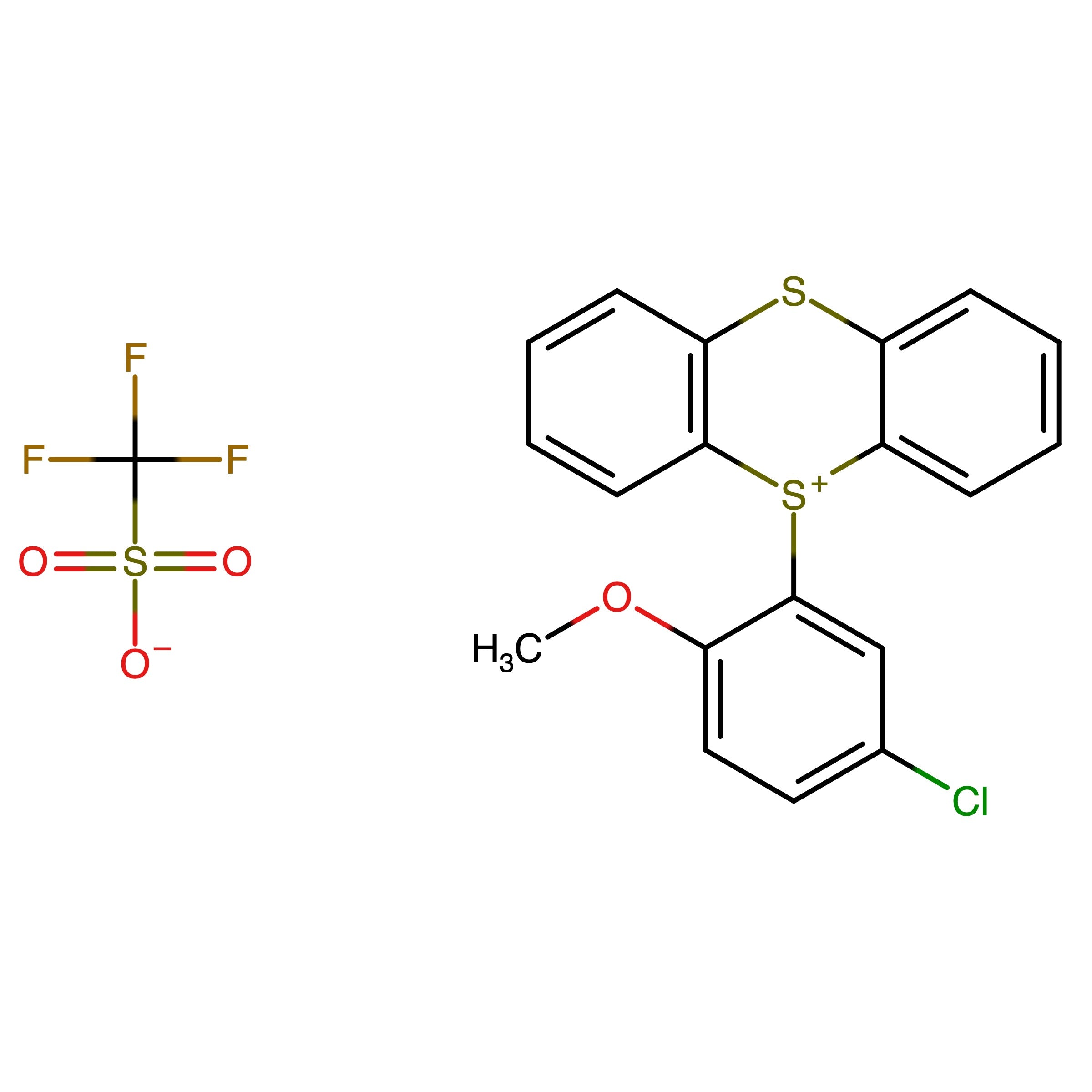 CAS 2839478-48-5 | 5-(5-Chloro-2-methoxyphenyl)-5H-thianthren-5-ium trifluoromethanesulfonate