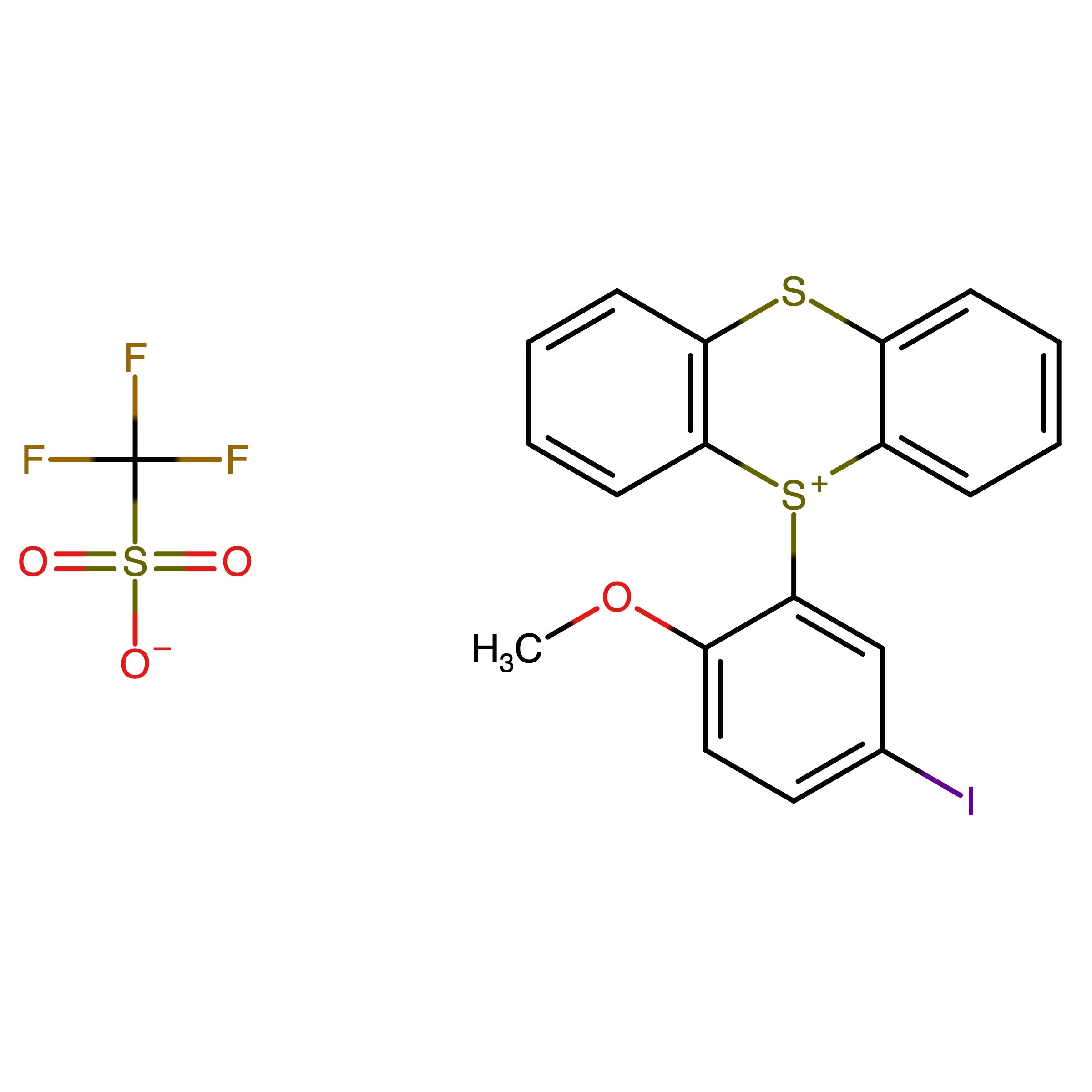 CAS 2839478-50-9 | 5-(5-Iodo-2-methoxyphenyl)-5H-thianthren-5-ium trifluoromethanesulfonate