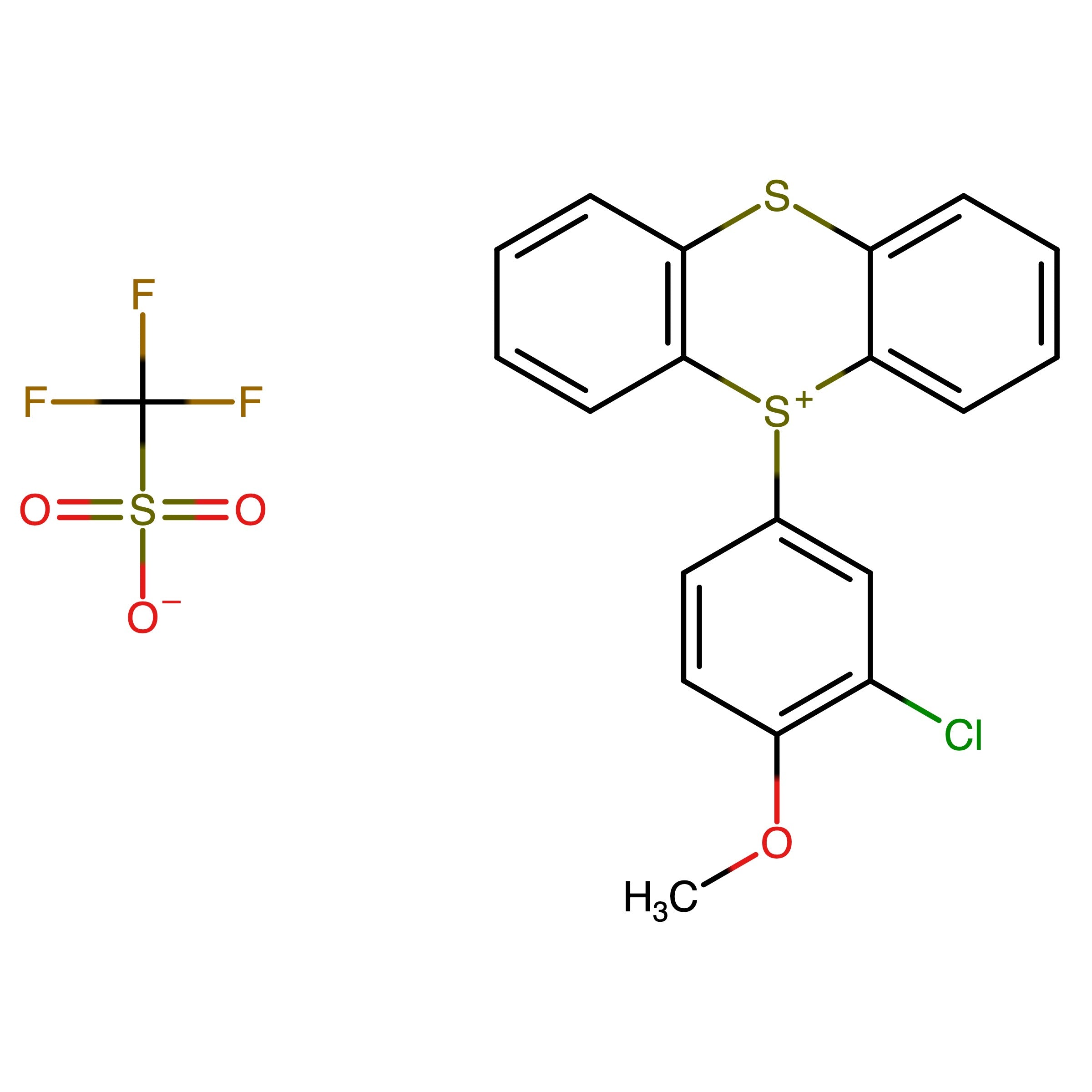 CAS 2839478-51-0 | 5-(3-Chloro-4-methoxyphenyl)-5H-thianthren-5-ium trifluoromethanesulfonate