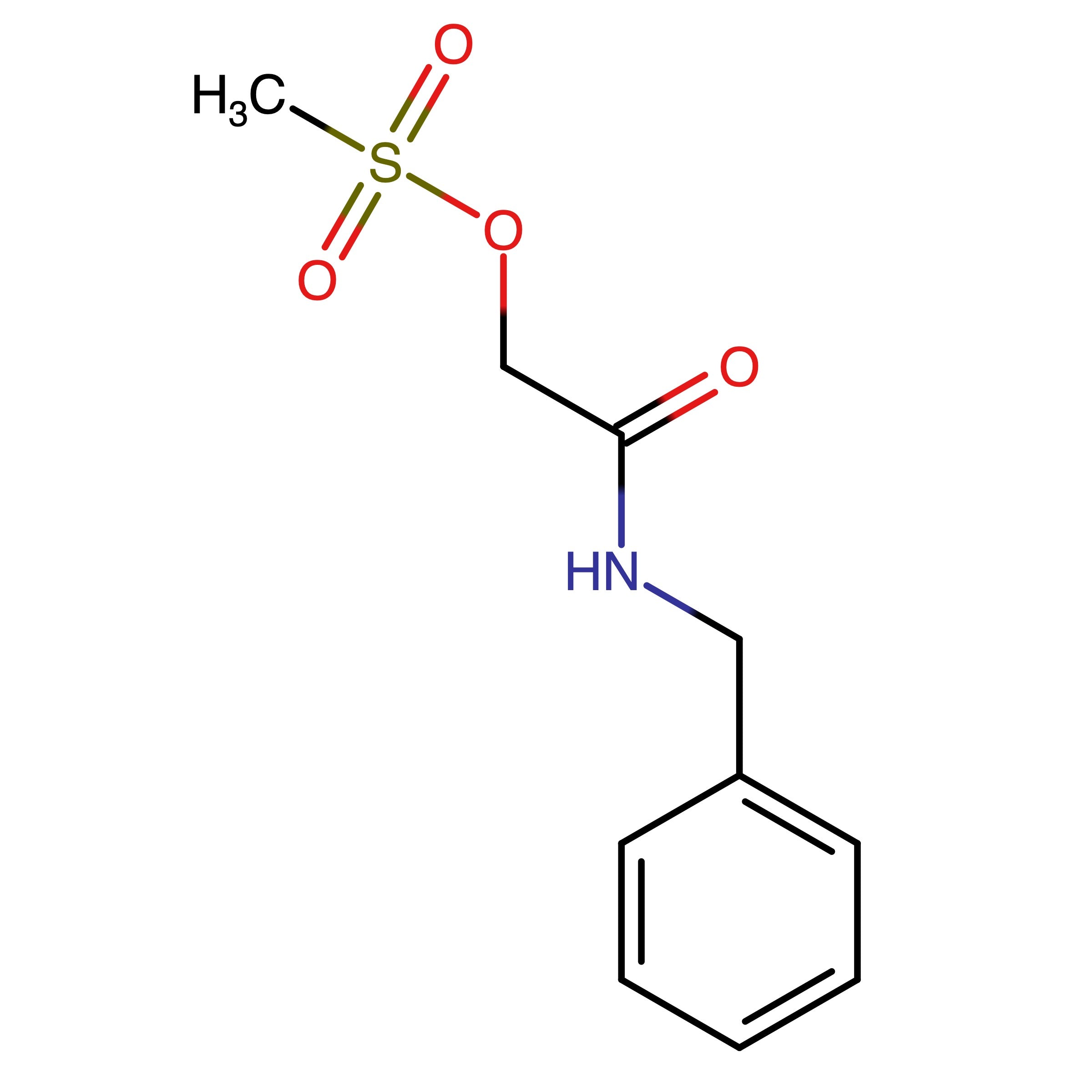 CAS 4304-65-8 | 2-(Benzylamino)-2-oxoethyl methanesulfonate | MFCD08443475