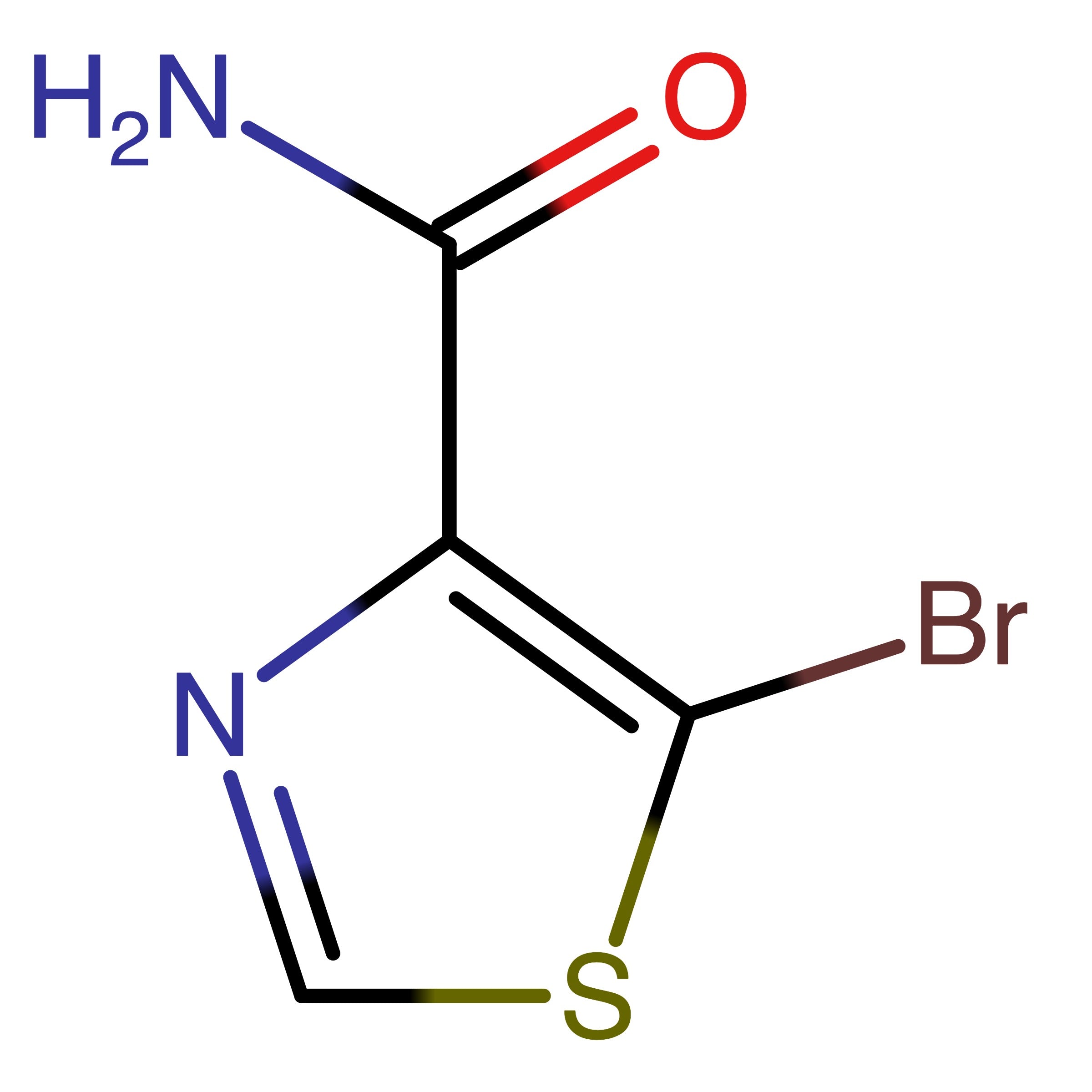 CAS 1025468-10-3 | 5-Bromothiazole-4-carboxamide | MFCD24627390