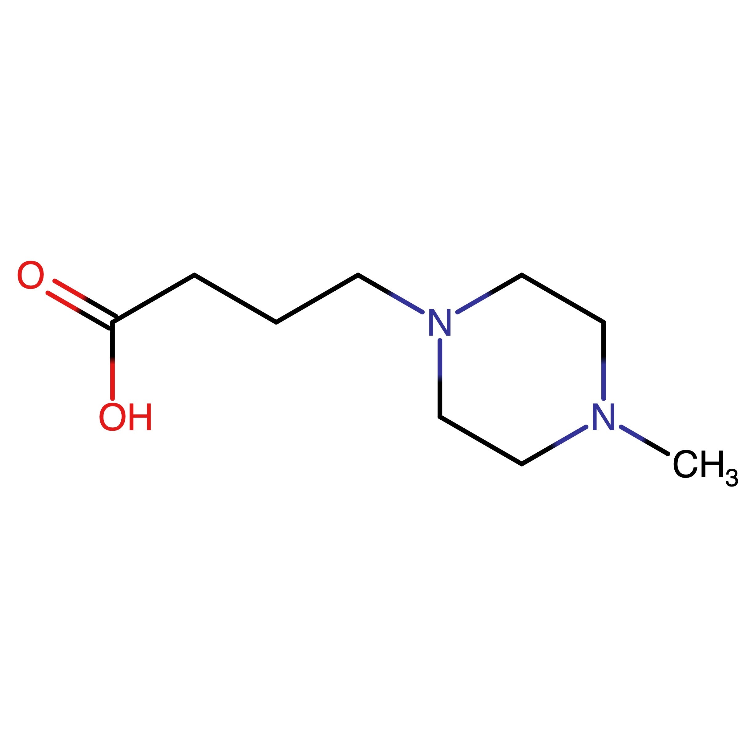 CAS 58077-68-2 | 4-(4-Methylpiperazin-1-yl)butanoic acid | MFCD09717495