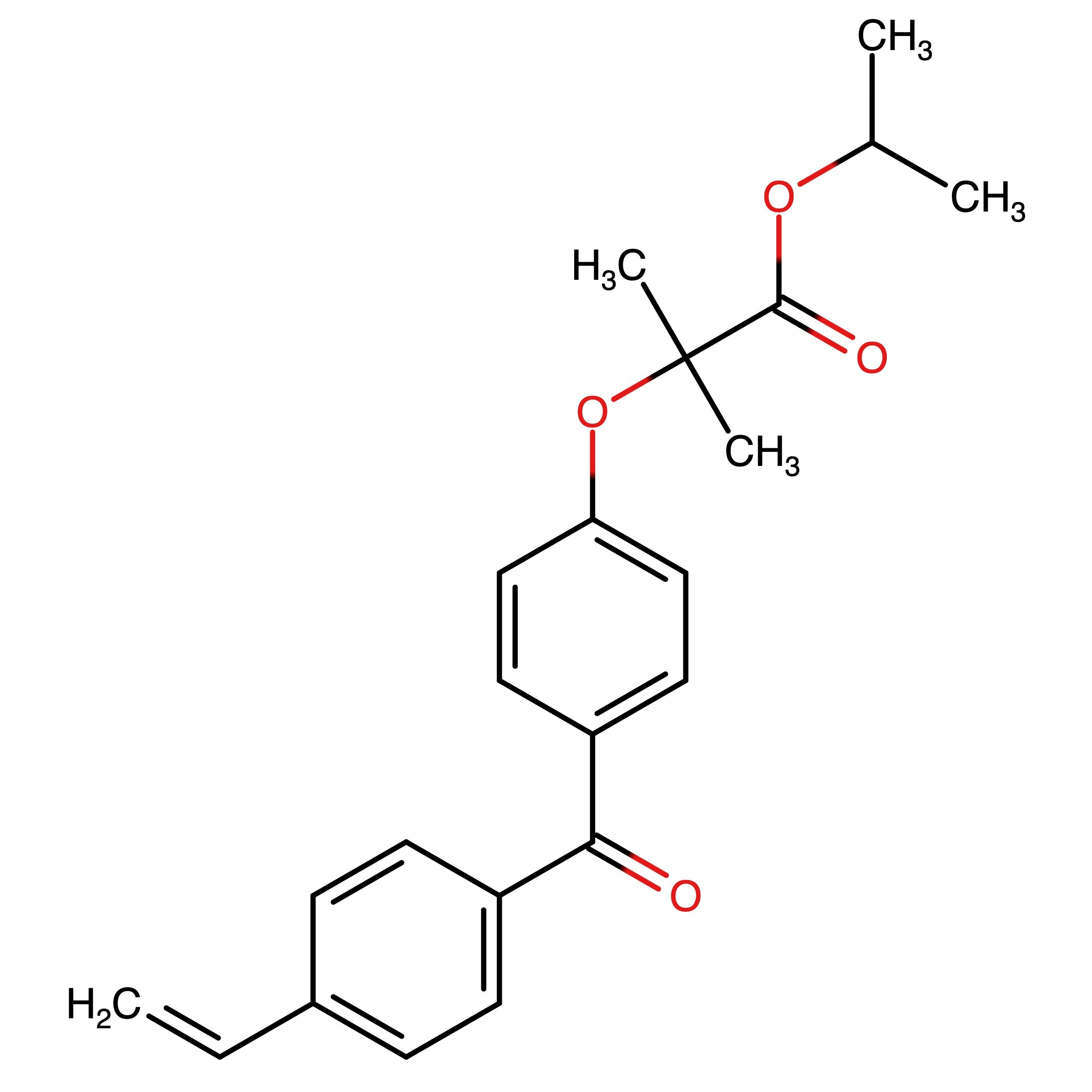 CAS 2108040-23-7 | Isopropyl 2-methyl-2-(4-(4-vinylbenzoyl)phenoxy)propanoate