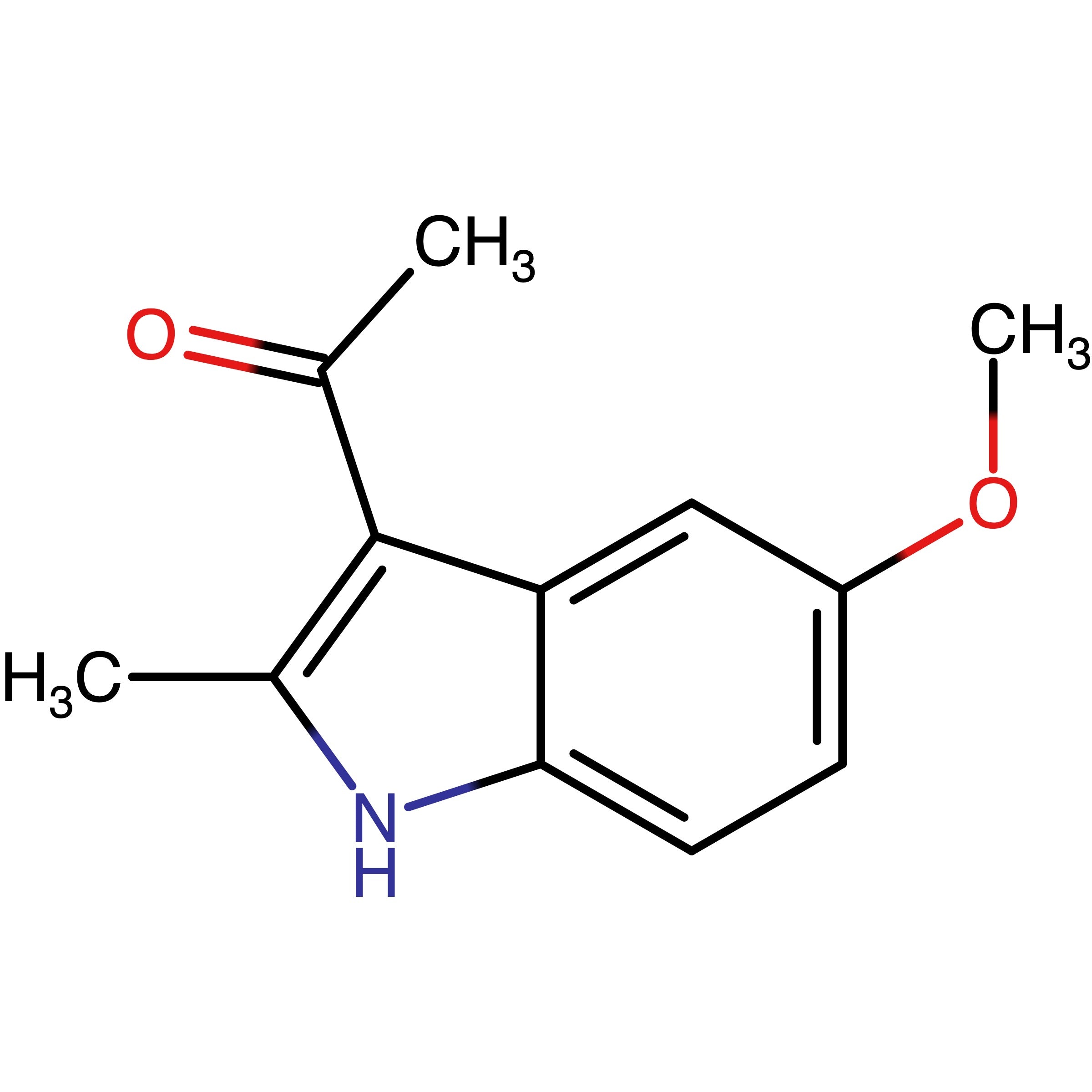 CAS 55895-80-2 | 1-(5-Methoxy-2-methyl-1H-indol-3-yl)ethan-1-one | MFCD00582298