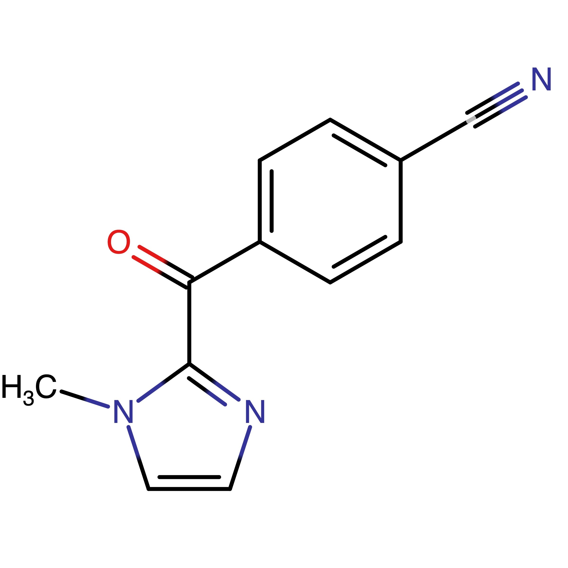 CAS 954272-45-8 | 4-(1-Methyl-1H-imidazole-2-carbonyl)benzonitrile