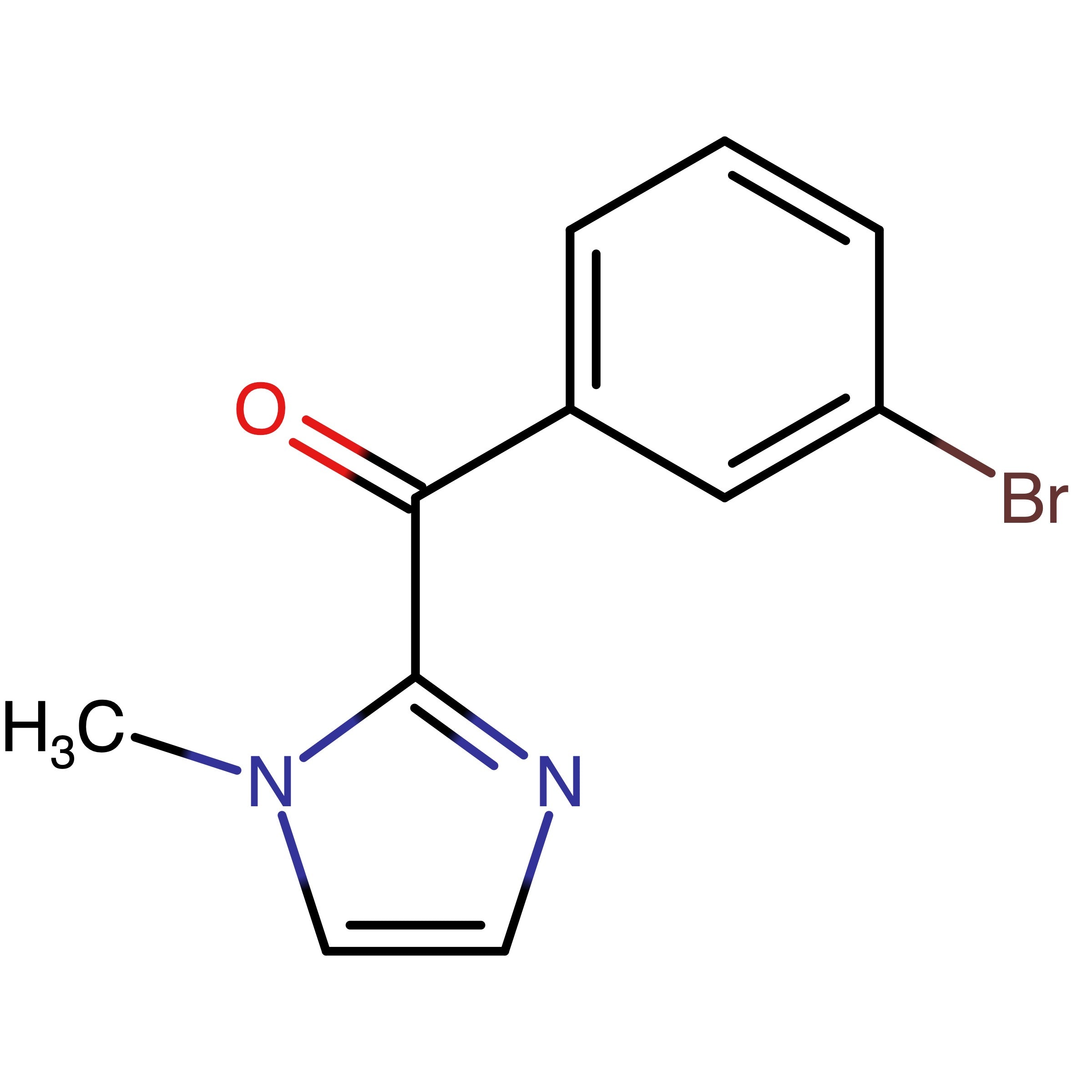 CAS 300849-76-7 | (3-Bromophenyl)(1-methyl-1H-imidazol-2-yl)methanone | MFCD00792019