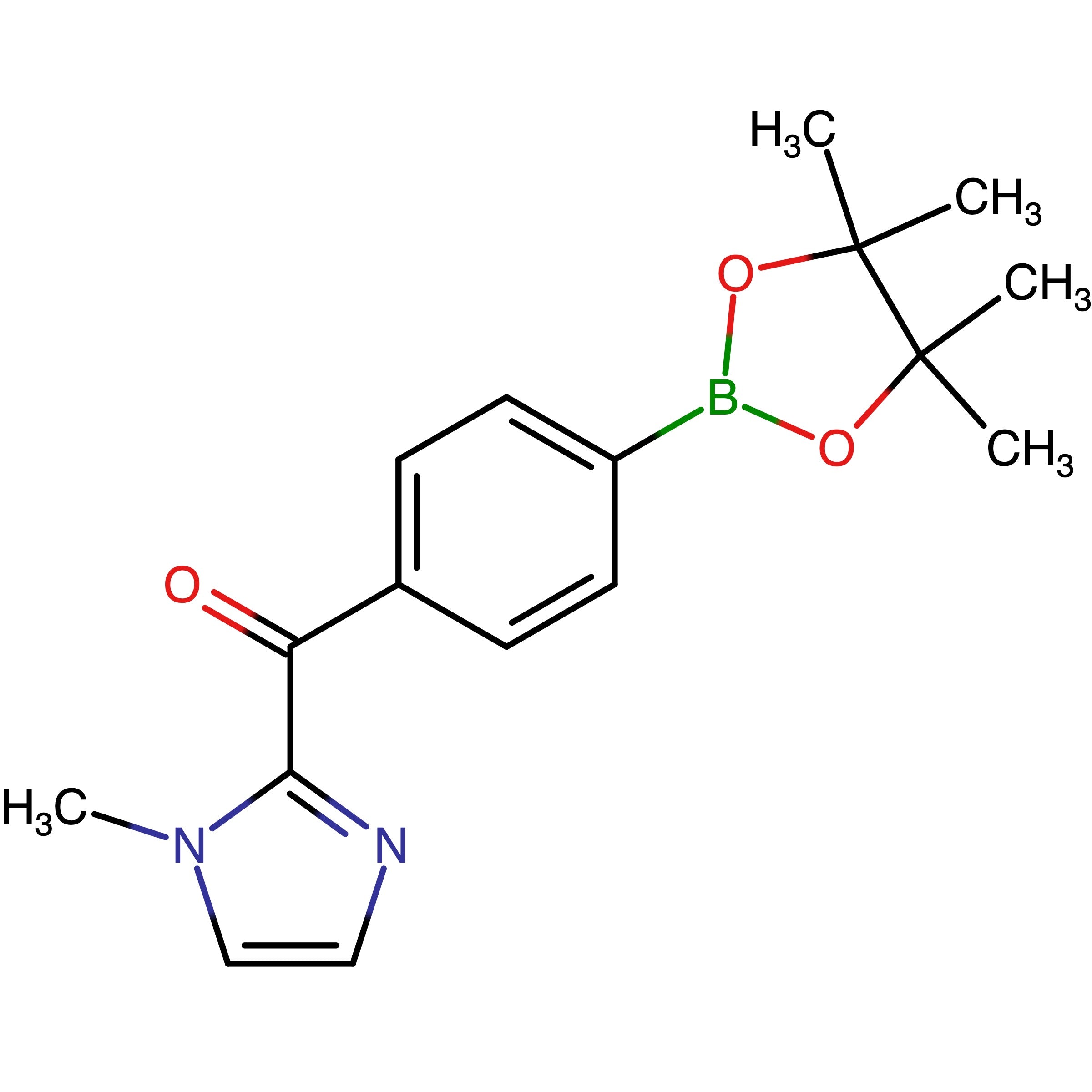 CAS 2839572-34-6 | (1-Methyl-1H-imidazol-2-yl)(4-(4,4,5,5-tetramethyl-1,3,2-dioxaborolan-2-yl)phenyl)methanone