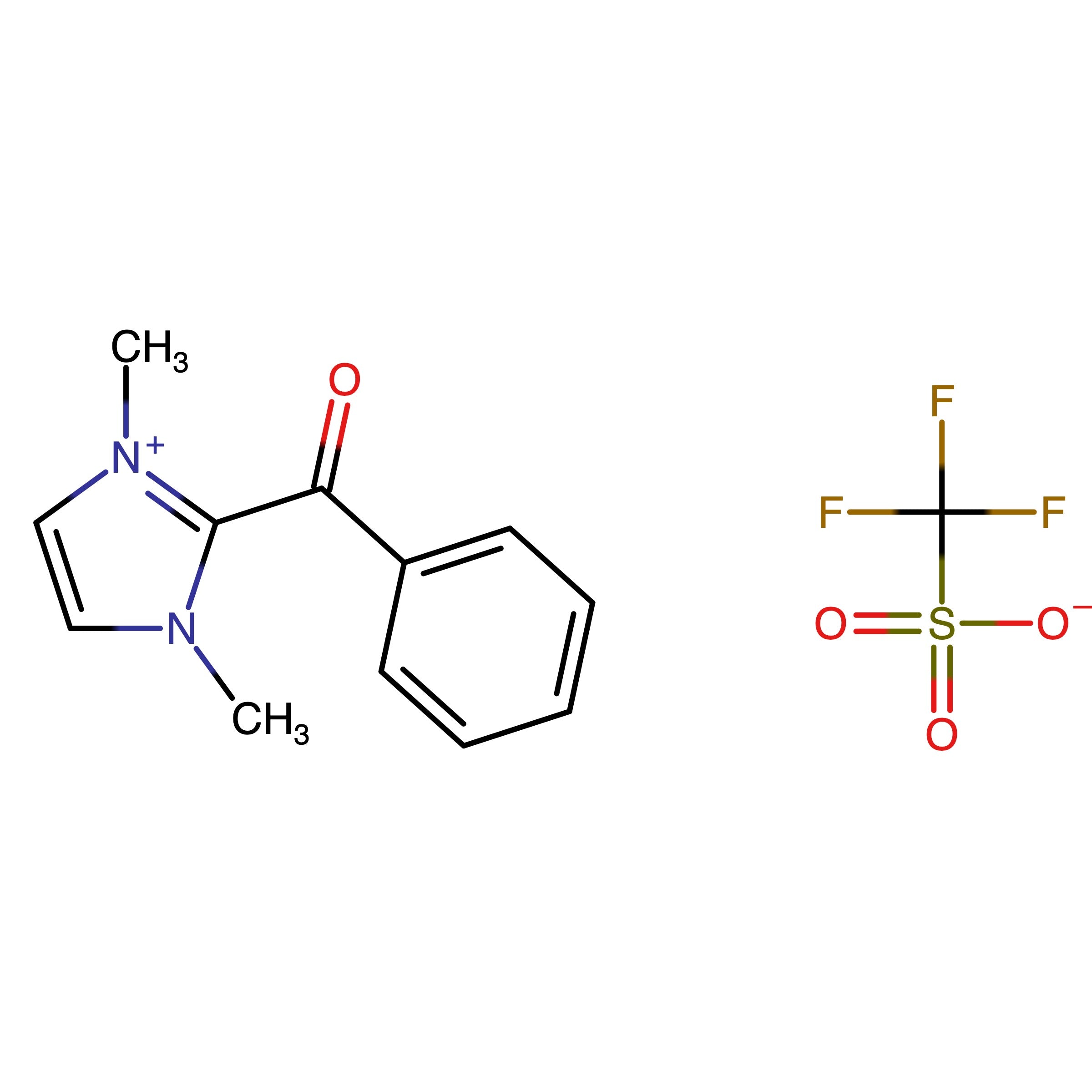 CAS 1534333-58-8 | 2-Benzoyl-1,3-dimethyl-1H-imidazol-3-ium trifluoromethanesulfonate