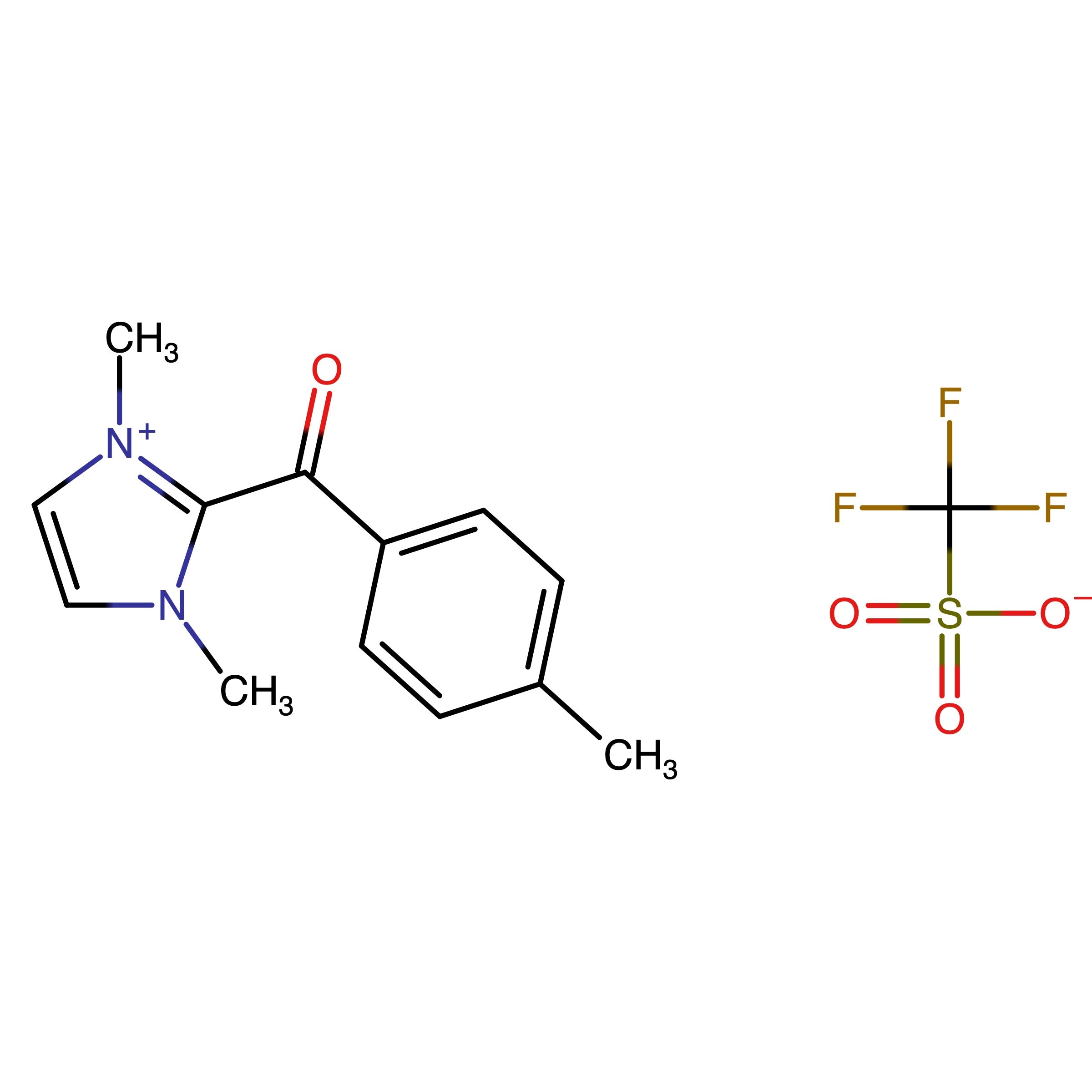CAS 2815252-28-7 | 1,3-Dimethyl-2-(4-methylbenzoyl)-1H-imidazol-3-ium trifluoromethanesulfonate