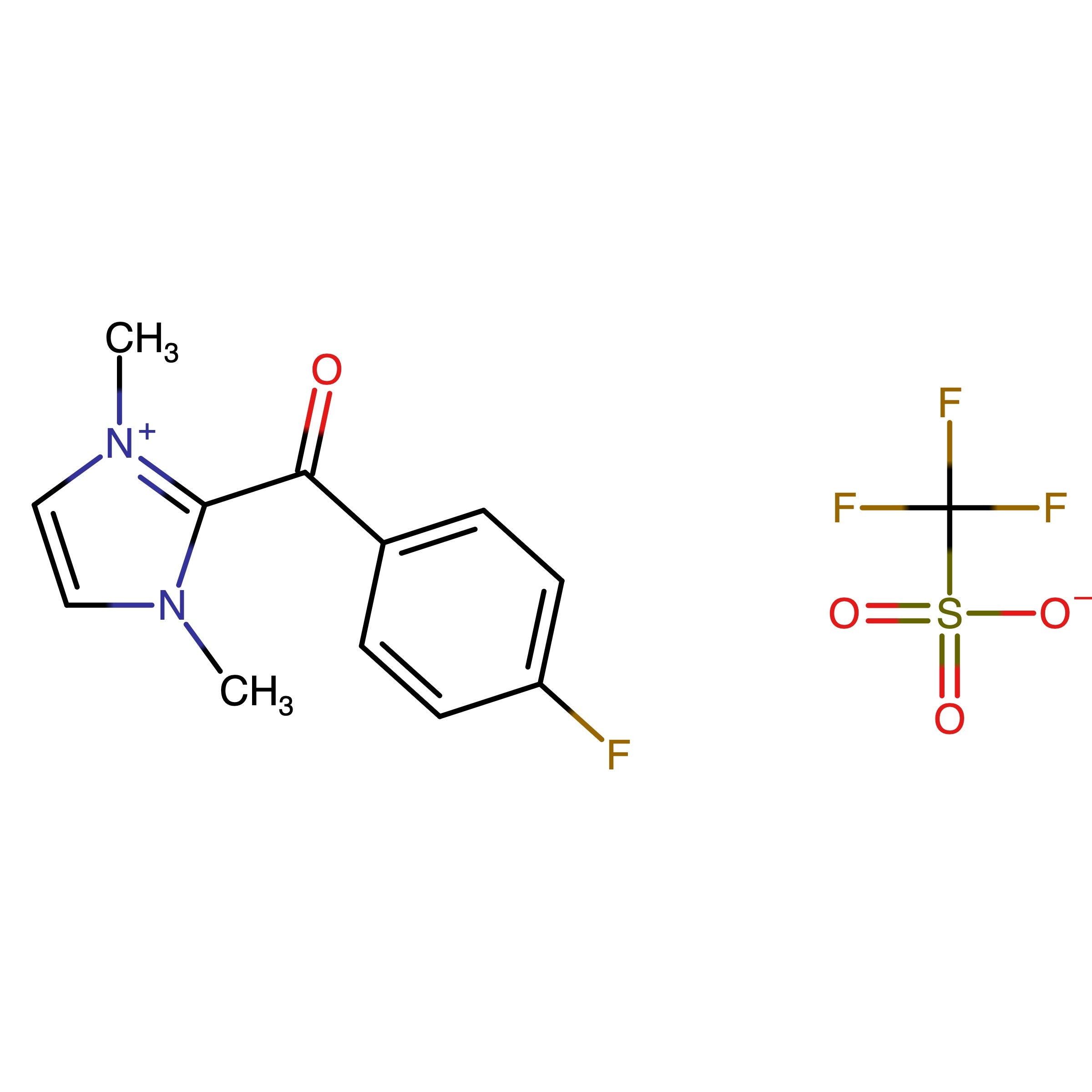 CAS 2815252-29-8 | 2-(4-Fluorobenzoyl)-1,3-dimethyl-1H-imidazol-3-ium trifluoromethanesulfonate
