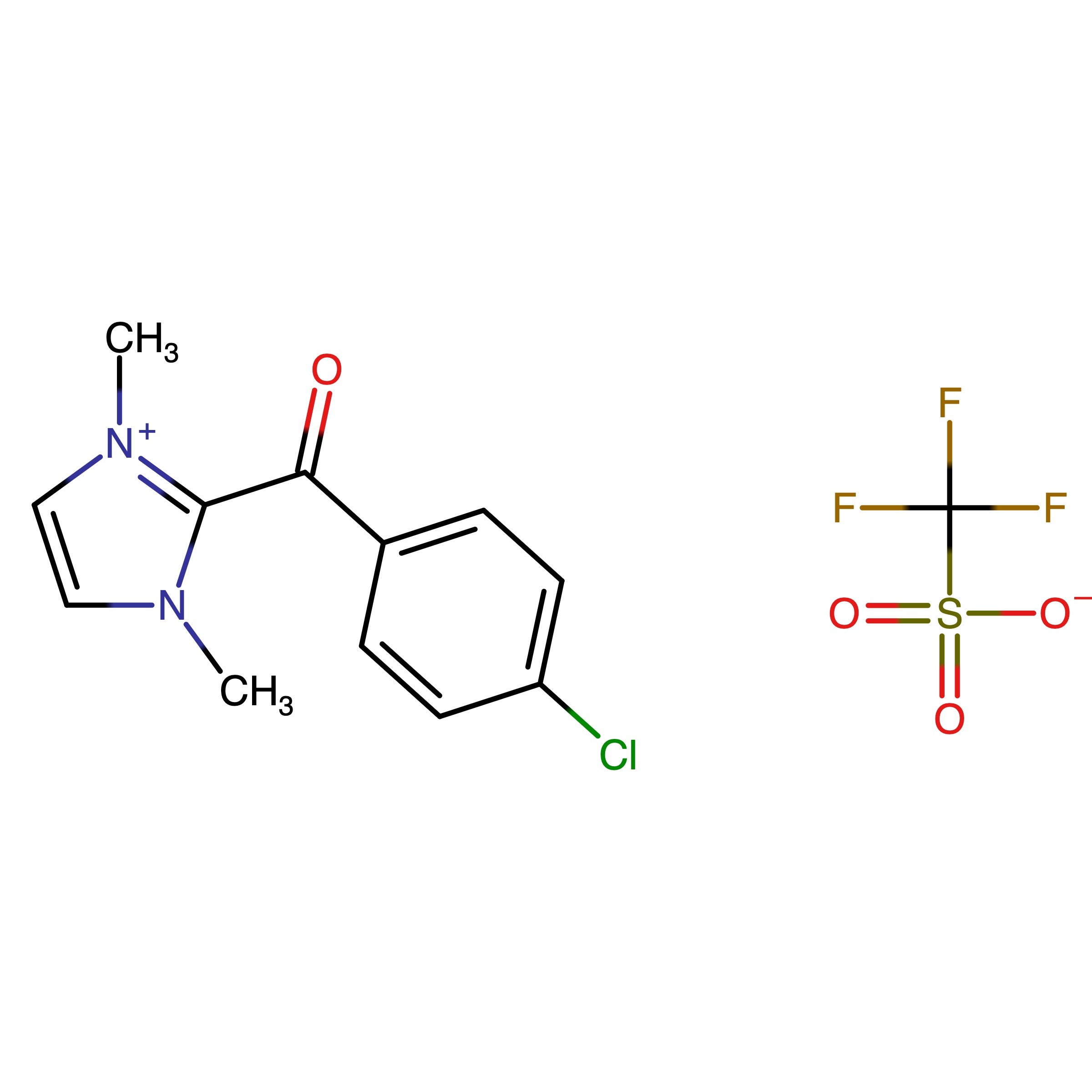 CAS 2839572-39-1 | 2-(4-Chlorobenzoyl)-1,3-dimethyl-1H-imidazol-3-ium trifluoromethanesulfonate