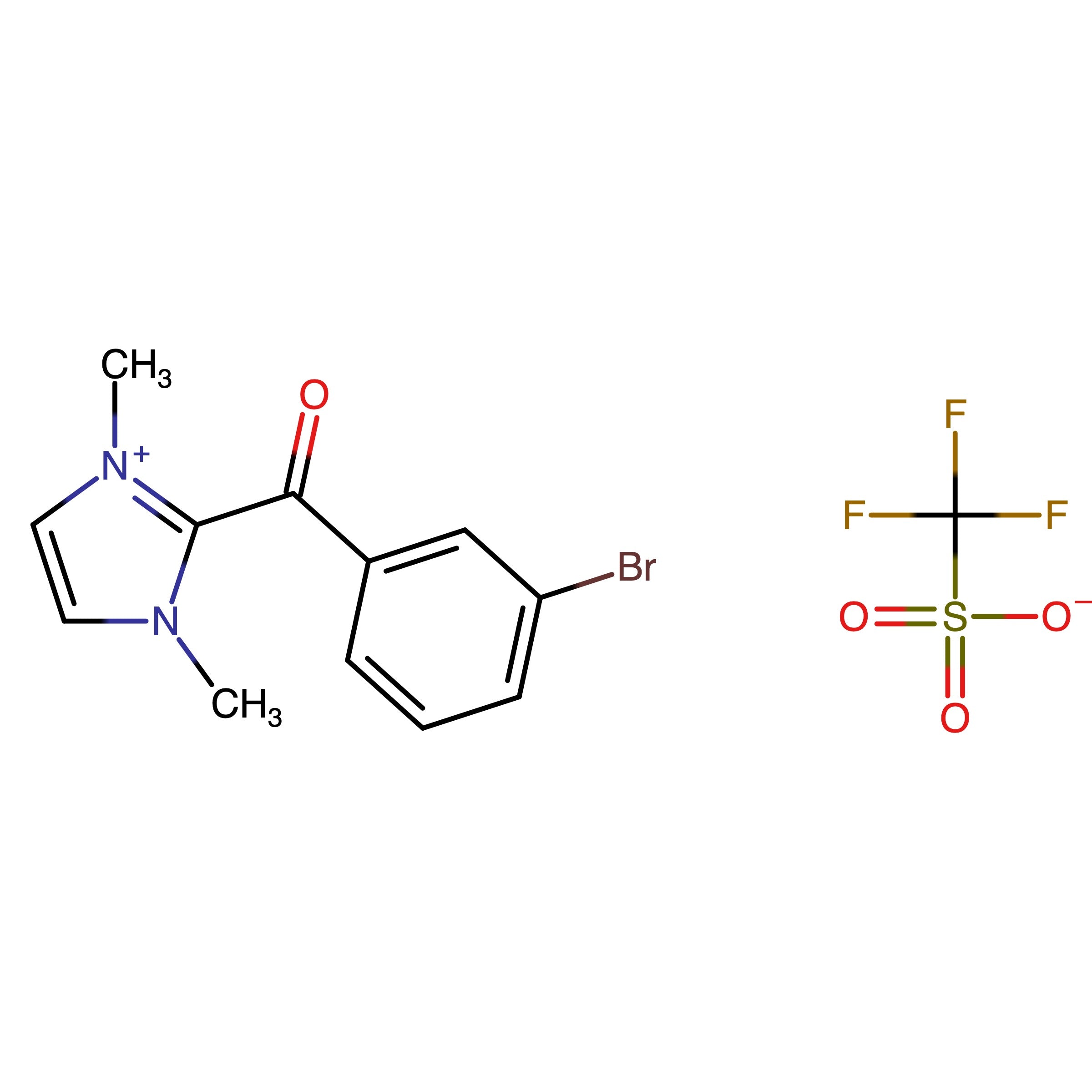 CAS 2839572-41-5 | 2-(3-Bromobenzoyl)-1,3-dimethyl-1H-imidazol-3-ium trifluoromethanesulfonate