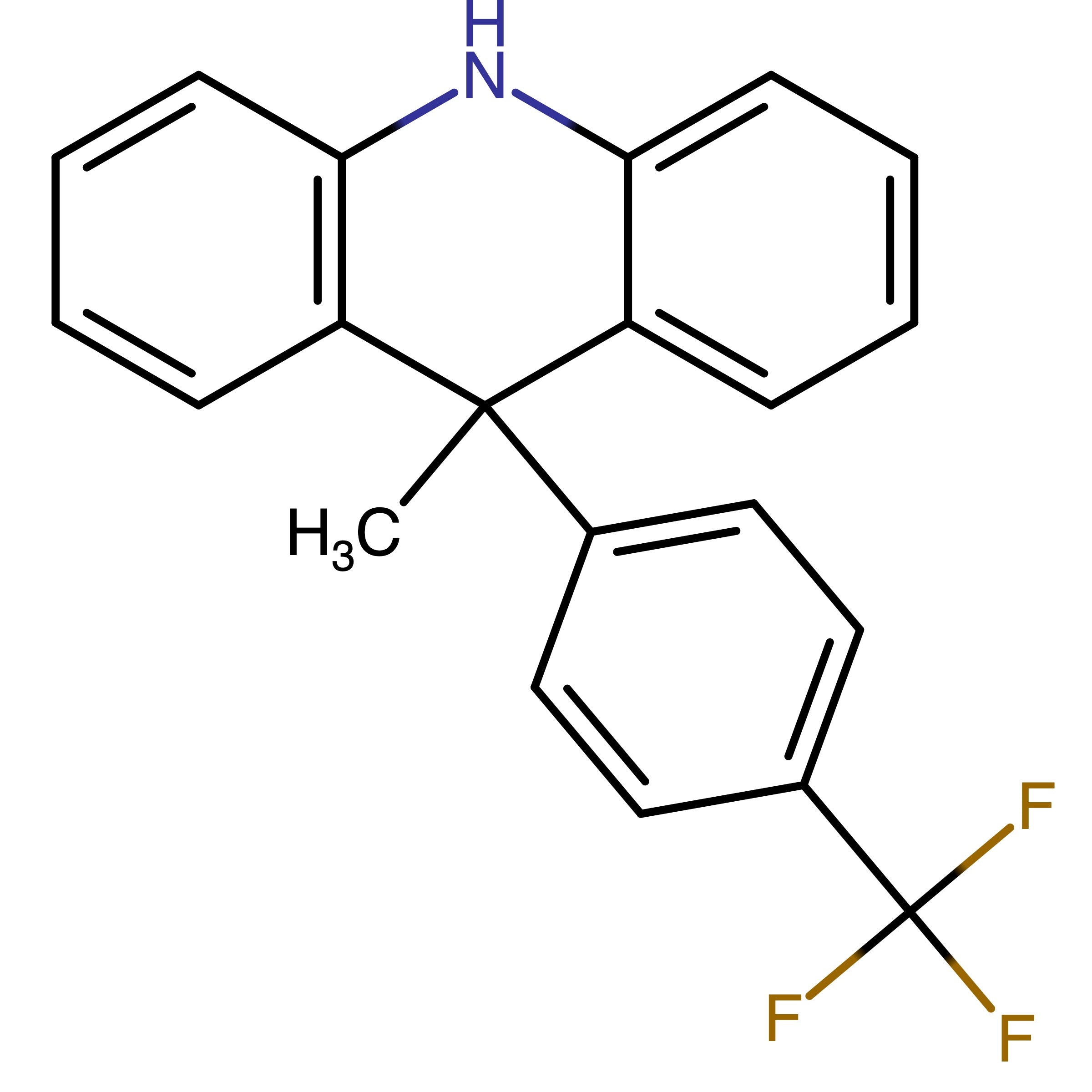 CAS 2624307-13-5 | 9-Methyl-9-(4-(trifluoromethyl)phenyl)-9,10-dihydroacridine