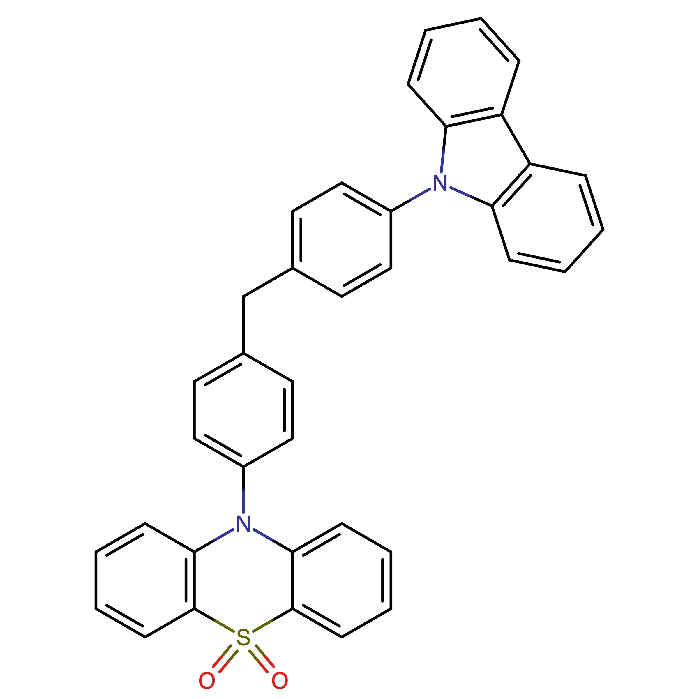 CAS 2842036-46-6 | 10-(4-(4-(9H-Carbazol-9-yl)benzyl)phenyl)-10H-phenothiazine 5,5-dioxide