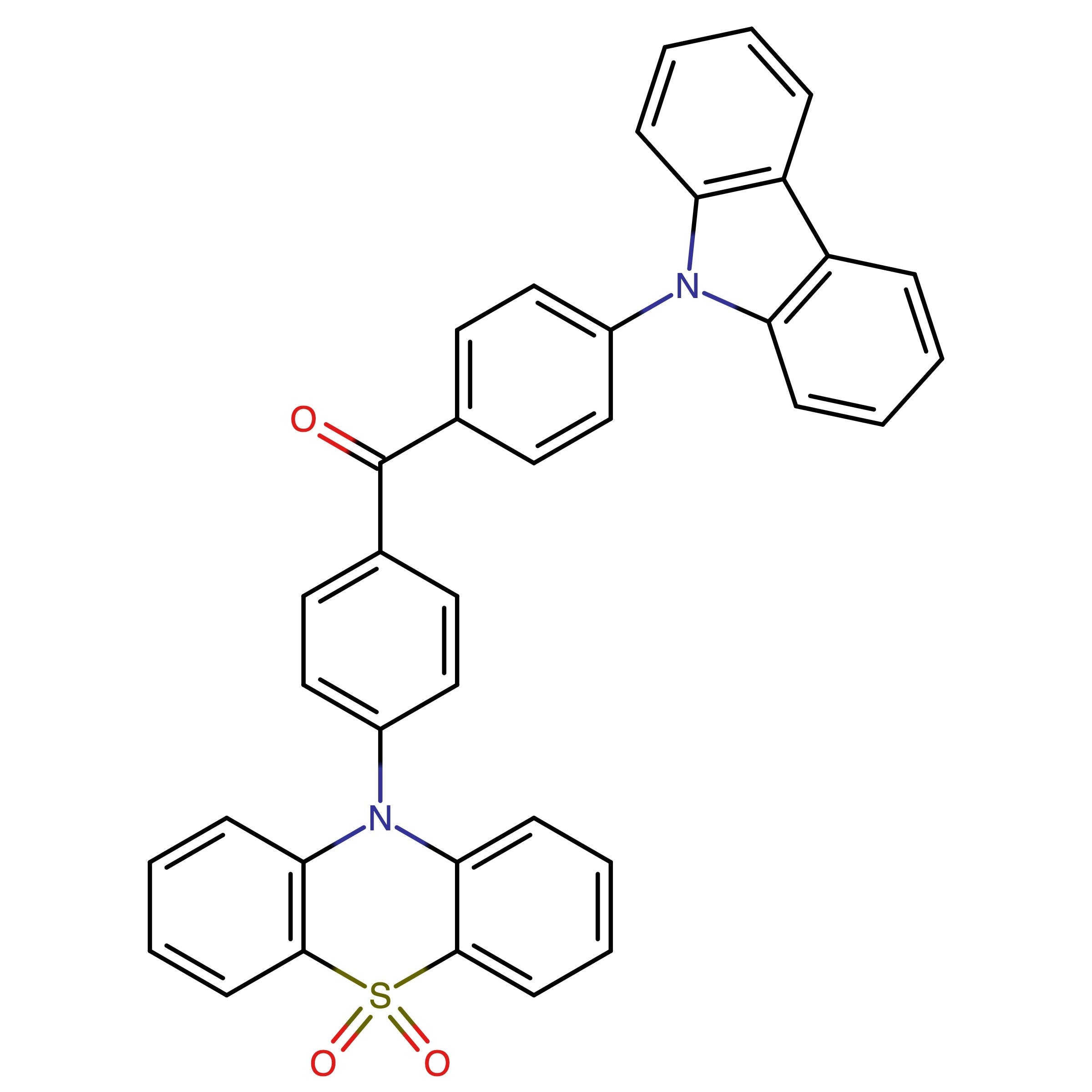 CAS 2842036-47-7 | (4-(9H-Carbazol-9-yl)phenyl)(4-(5,5-dioxido-10H-phenothiazin-10-yl)phenyl)methanone
