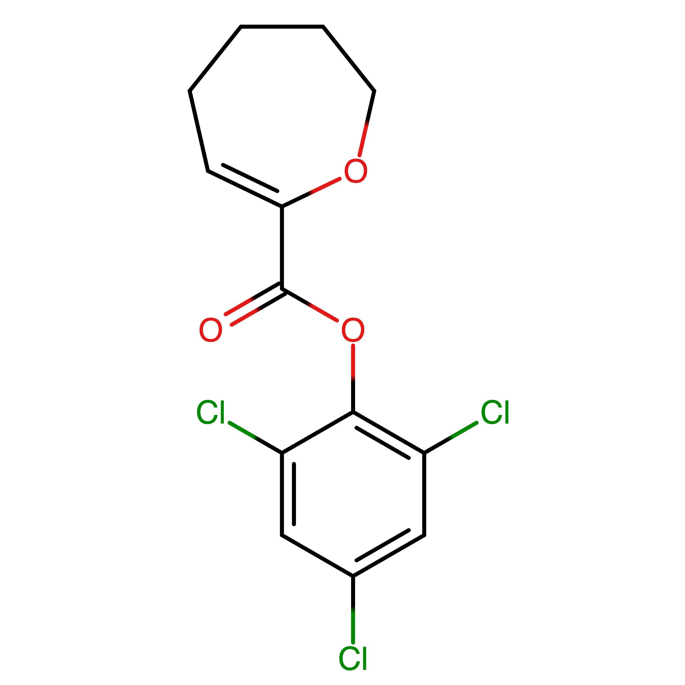 CAS 3015545-29-3 | 2,4,6-Trichlorophenyl 4,5,6,7-tetrahydrooxepine-2-carboxylate