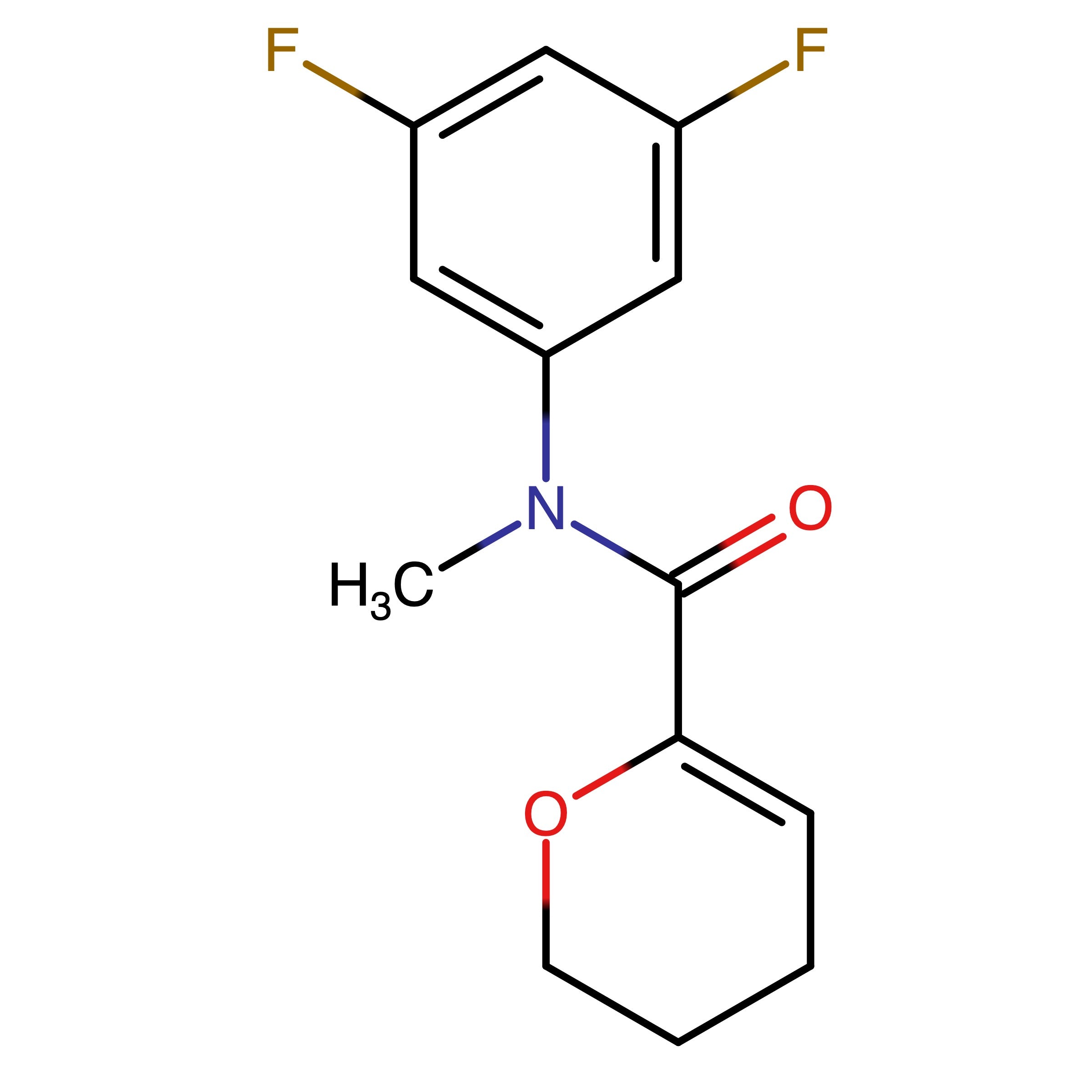 CAS 3015545-39-5 | N-(3,5-Difluorophenyl)-N-methyl-3,4-dihydro-2H-pyran-6-carboxamide