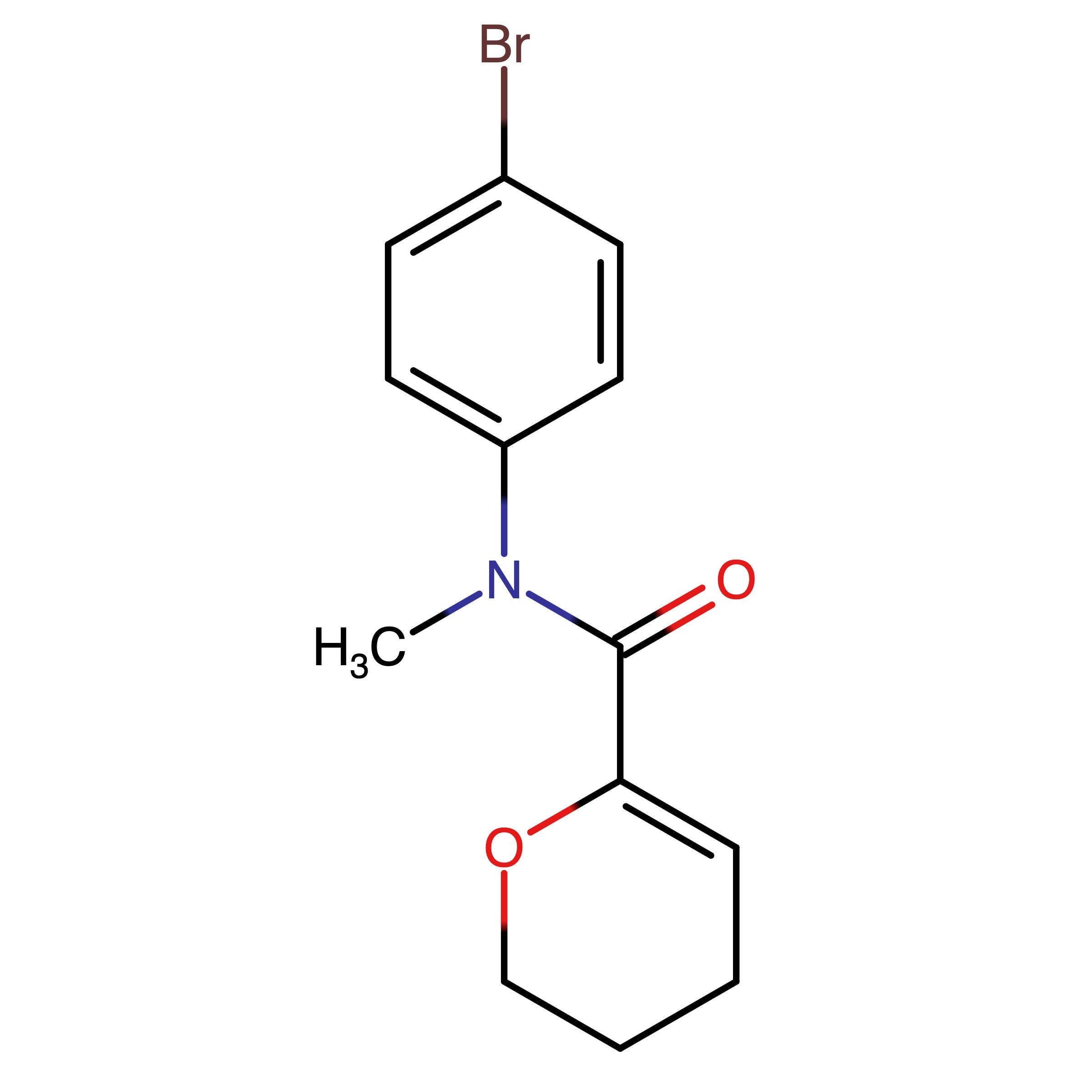 CAS 3015545-42-0 | N-(4-Bromophenyl)-N-methyl-3,4-dihydro-2H-pyran-6-carboxamide