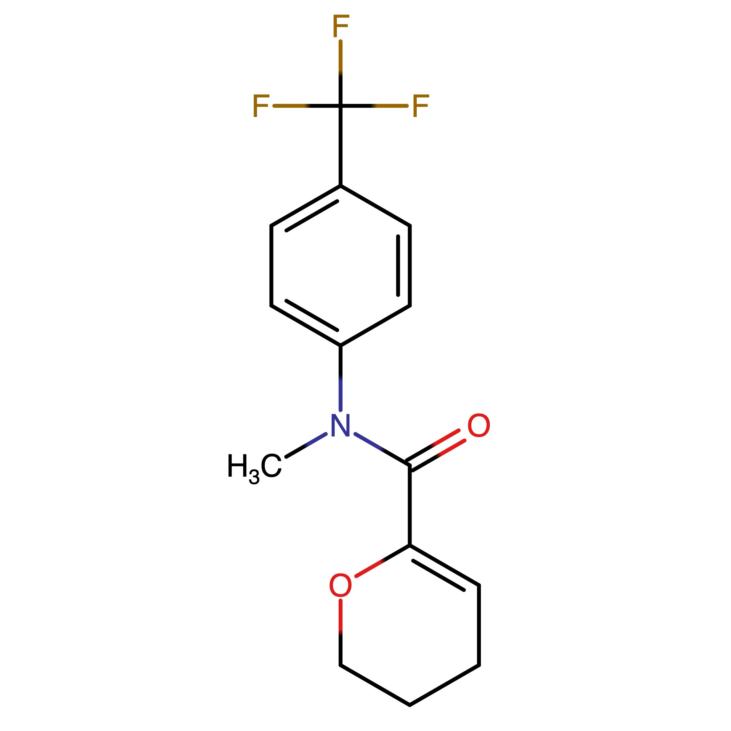 CAS 3015545-44-2 | N-Methyl-N-(4-(trifluoromethyl)phenyl)-3,4-dihydro-2H-pyran-6-carboxamide