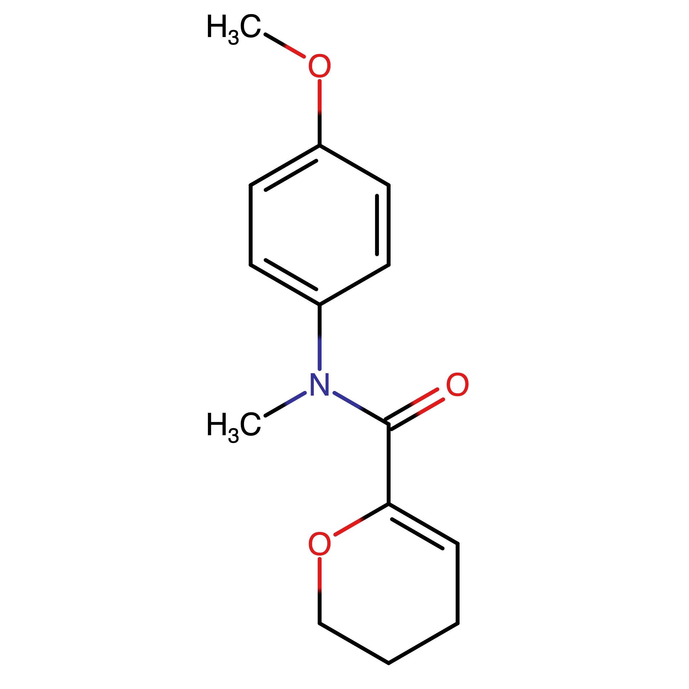 CAS 3015545-46-4 | N -(4-Methoxyphenyl)-N-methyl-3,4-dihydro-2H-pyran-6-carboxamide