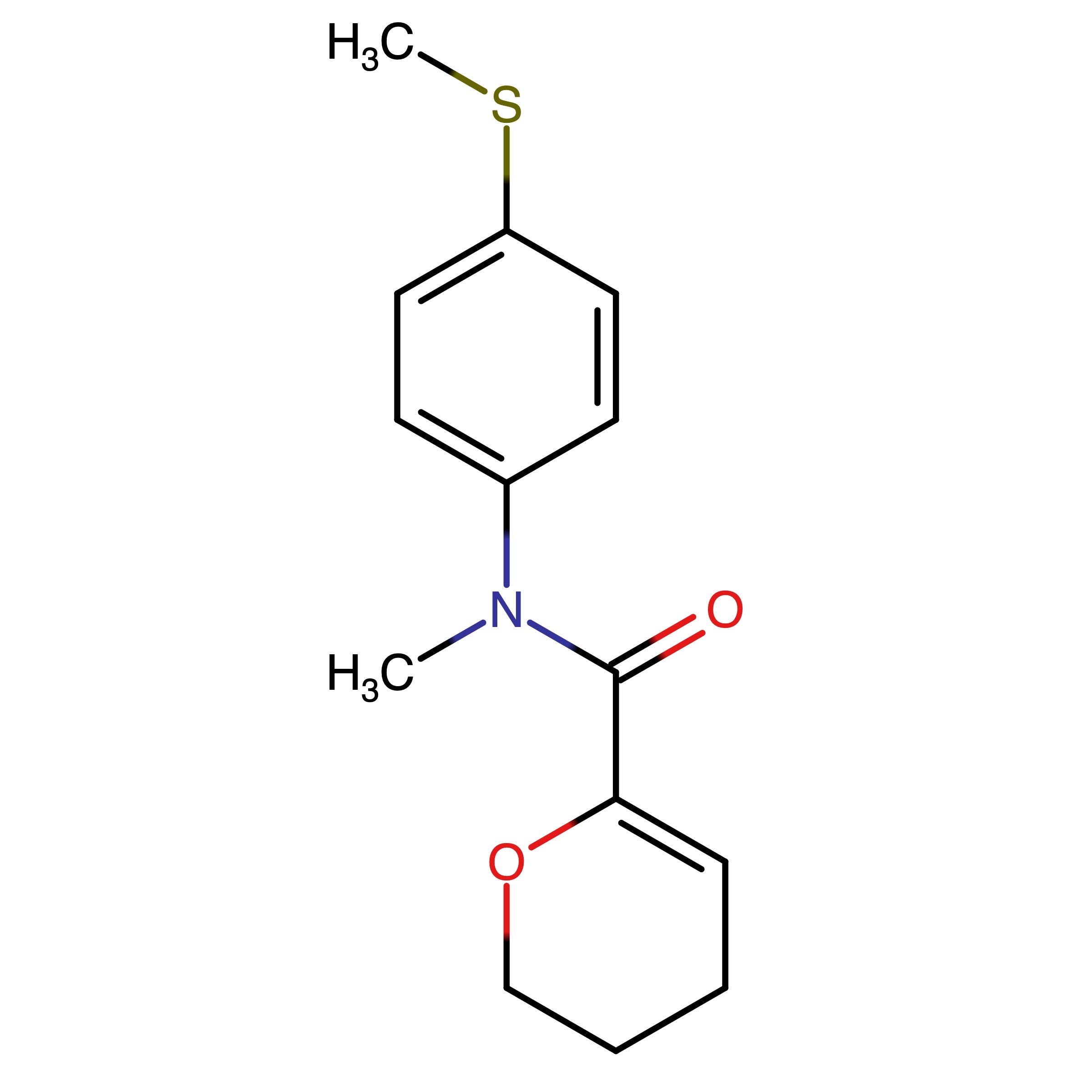 CAS 3015545-47-5 | N-Methyl-N-(4-(methylthio)phenyl)-3,4-dihydro-2H-pyran-6-carboxamide