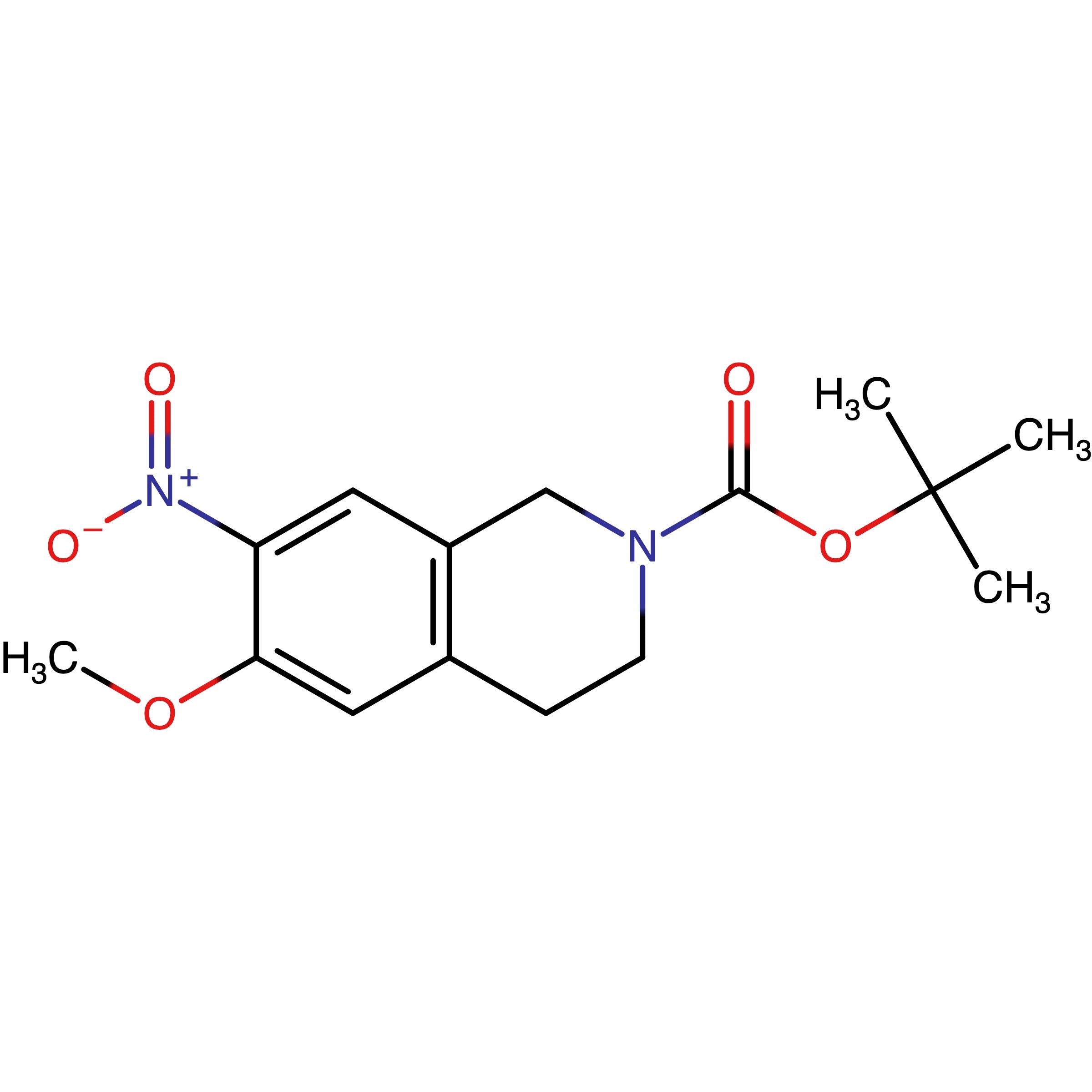 CAS 921224-62-6 | tert-Butyl 6-methoxy-7-nitro-3,4-dihydroisoquinoline-2(1H)-carboxylate | MFCD28101536