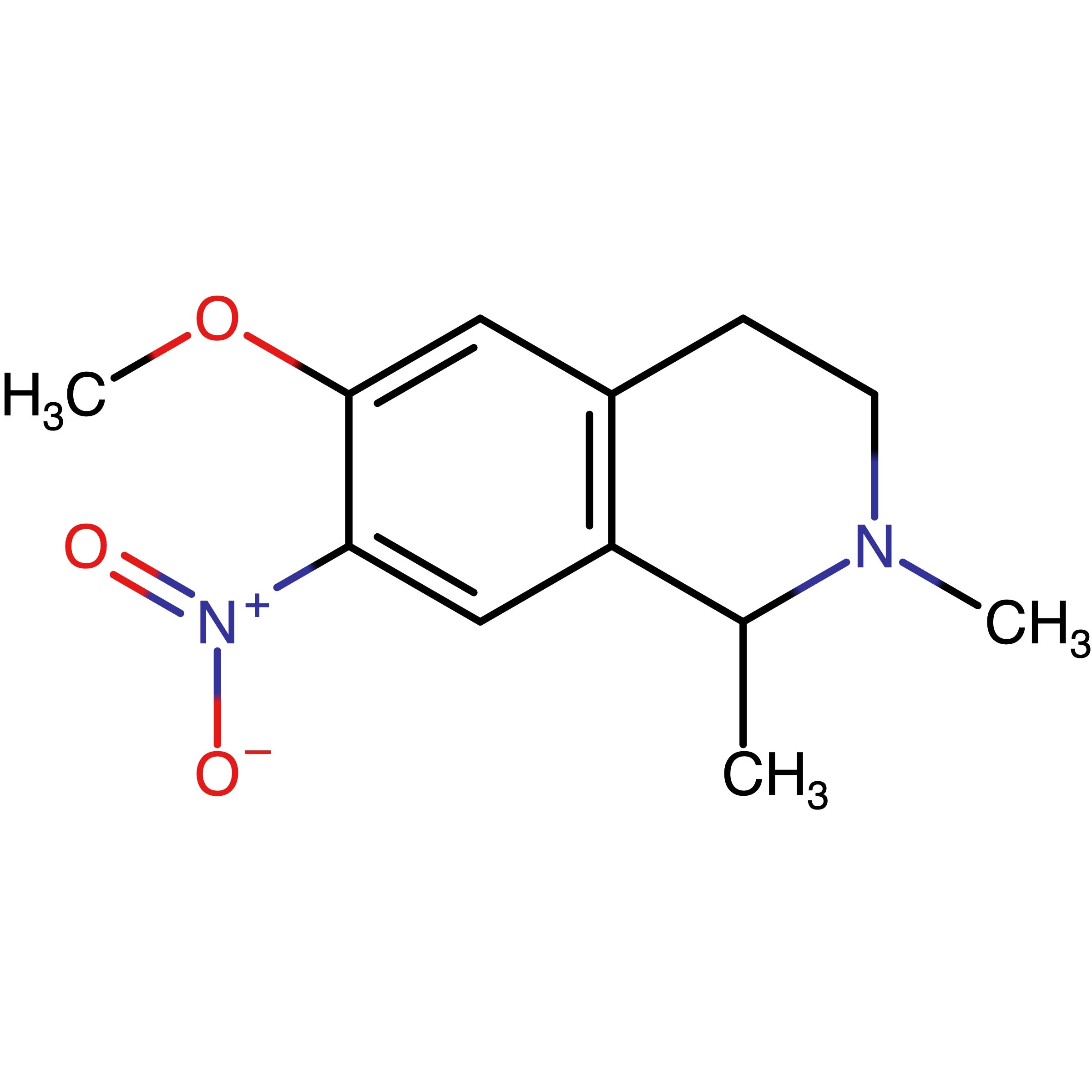 CAS 2806021-57-6 | 6-Methoxy-1,2-dimethyl-7-nitro-1,2,3, 4-tetrahydroisoquinoline