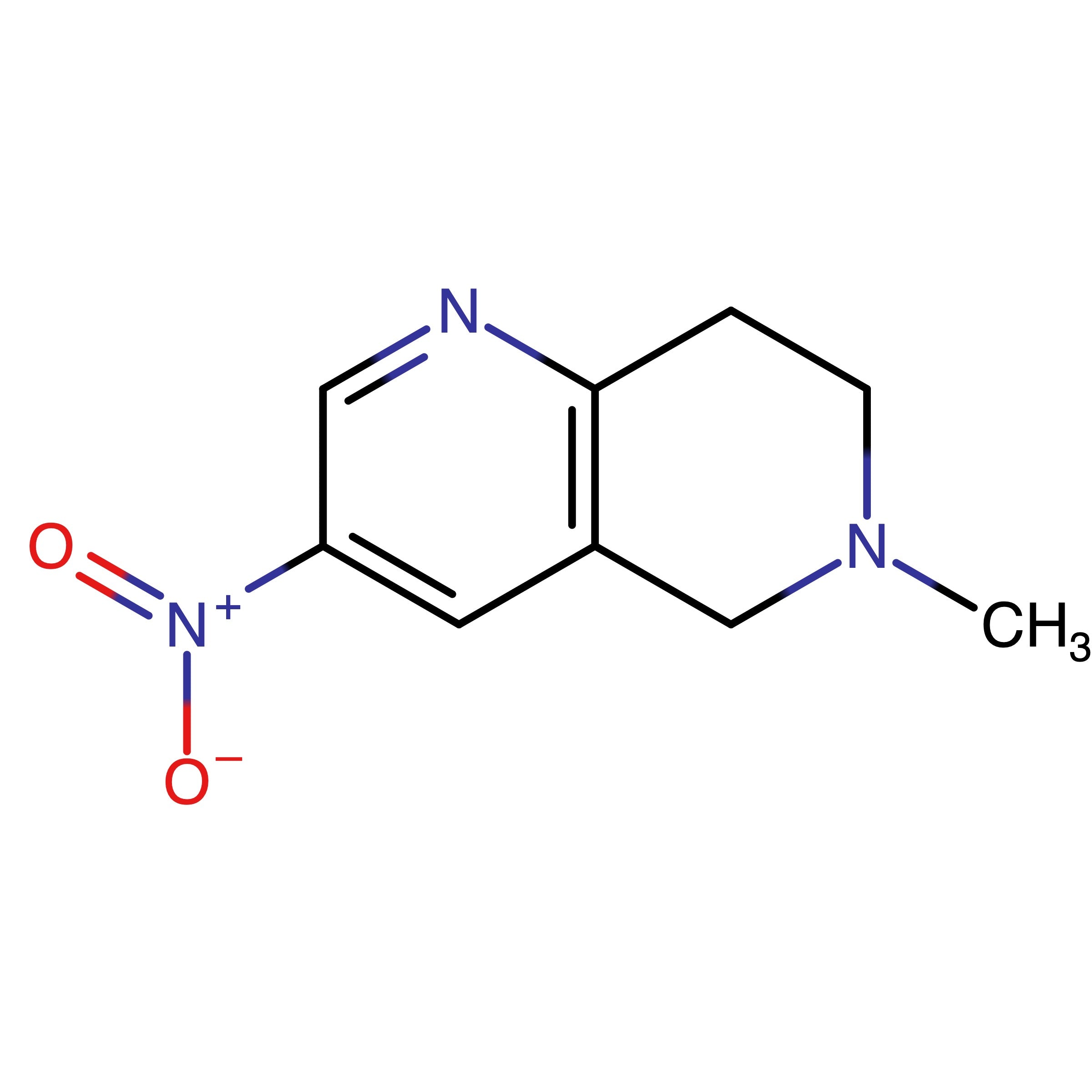 CAS 123792-64-3 | 6-Methyl-3-nitro-5,6, 7,8-tetrahydro-1,6-naphthyridine