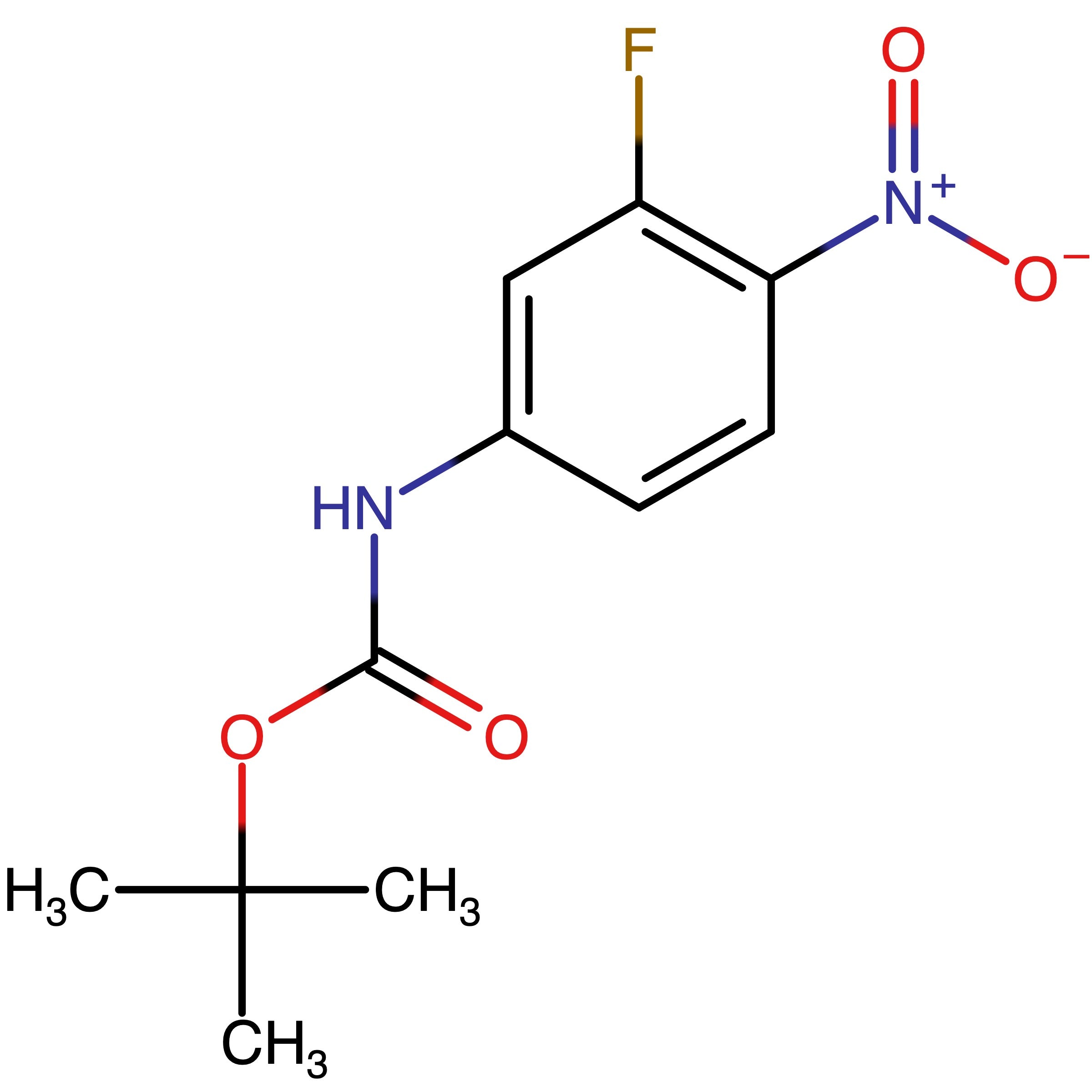 CAS 658700-15-3 | tert-Butyl (3-fluoro-4-nitrophenyl)carbamate | MFCD09953070