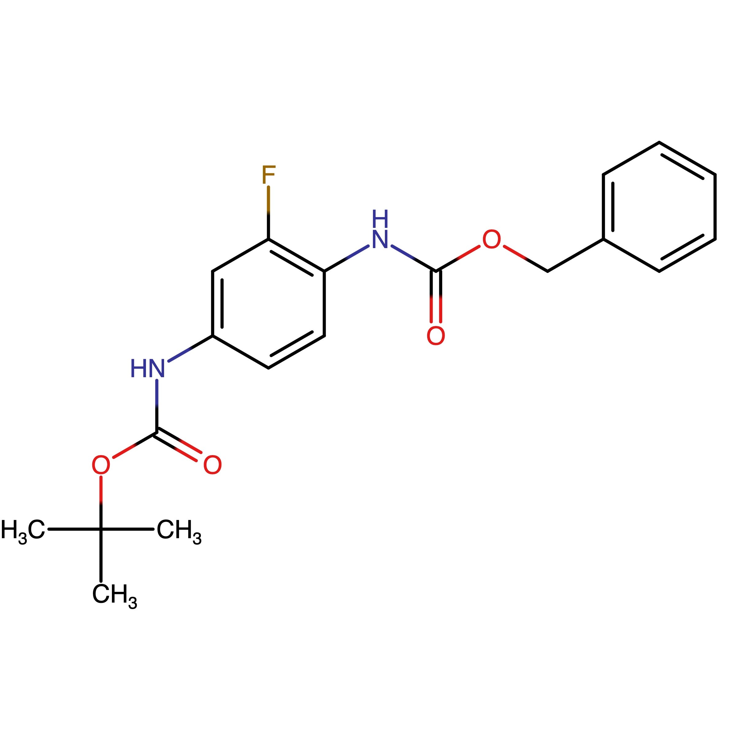 CAS 1402559-22-1 | Benzyl tert-butyl (2-fluoro-1,4-phenylene)dicarbamate