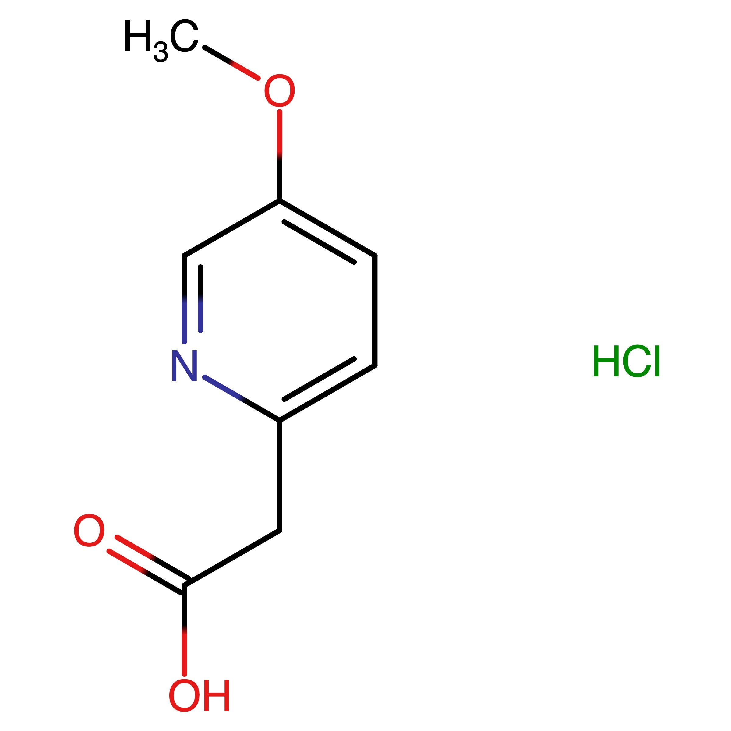 CAS 1798730-78-5 | 2-(5-Methoxypyridin-2-yl)acetic acid hydrochloride | MFCD28118721
