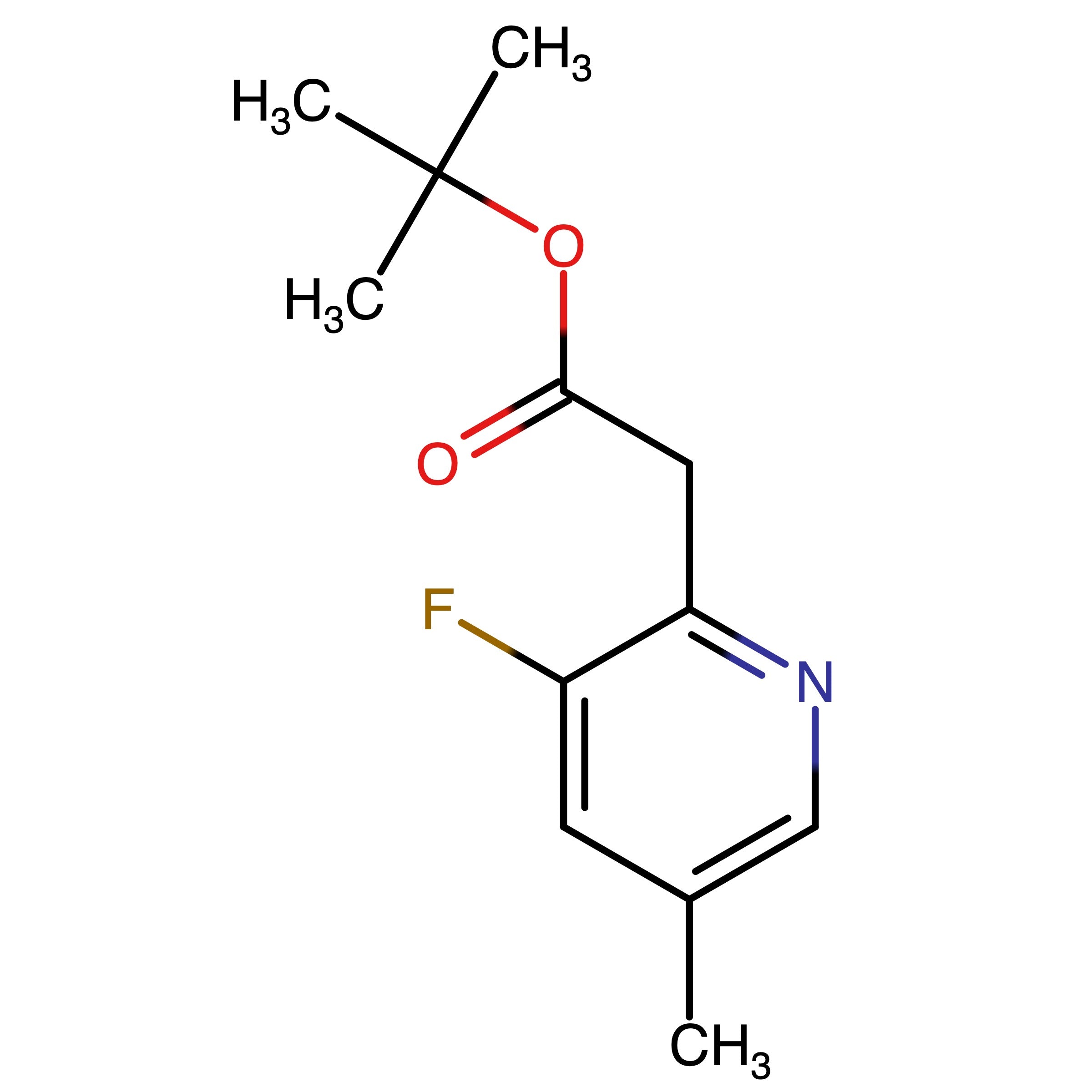 CAS 1898213-55-2 | tert-Butyl 2-(3-fluoro-5-methyl-2-pyridyl)acetate