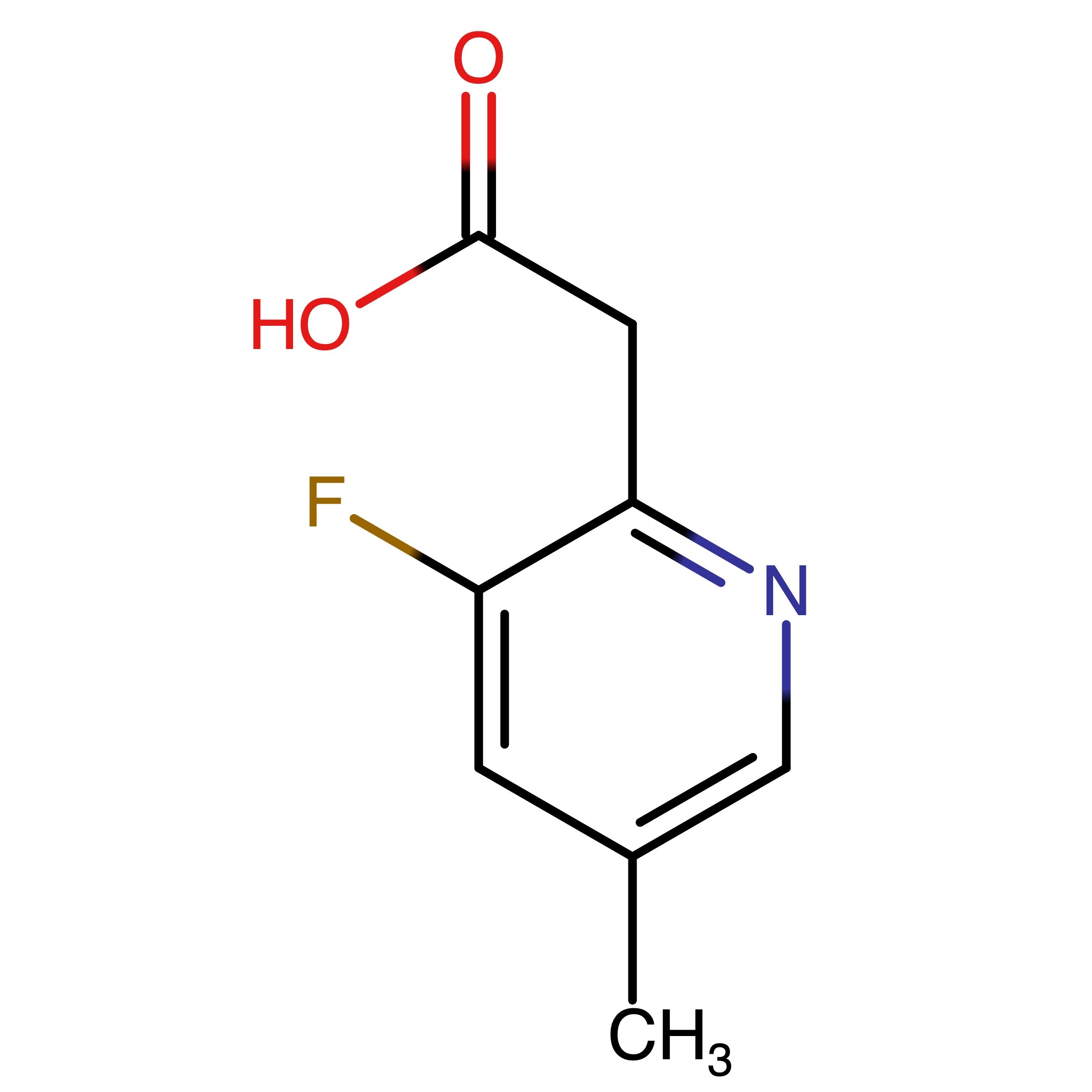 CAS 1804047-89-9 | 2-(3-Fluoro-5-methylpyridin-2-yl)acetic acid