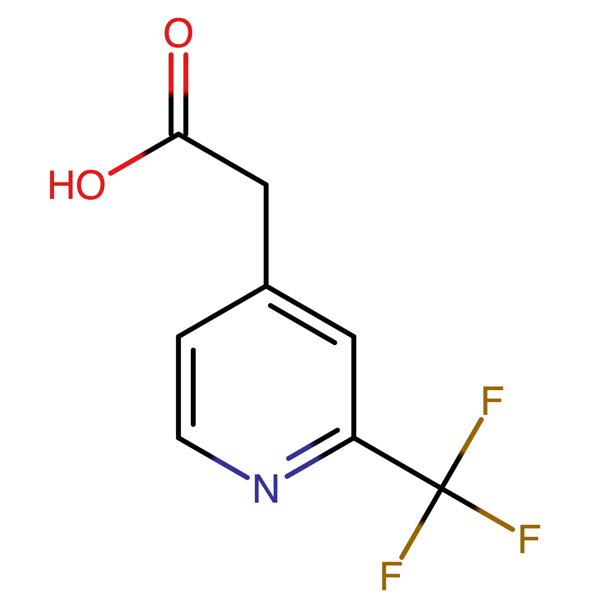CAS 1008737-00-5 | 2-(2-(Trifluoromethyl)pyridin-4-yl)acetic acid | MFCD11848107